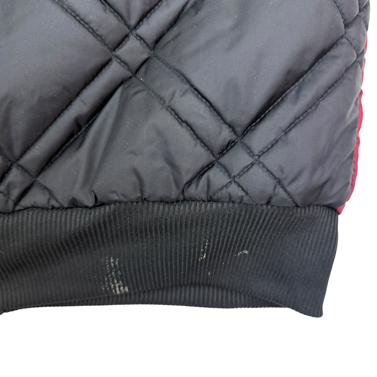 Vintage Nike Quilted Reversible Swoosh Puffer Jacket Red/Black