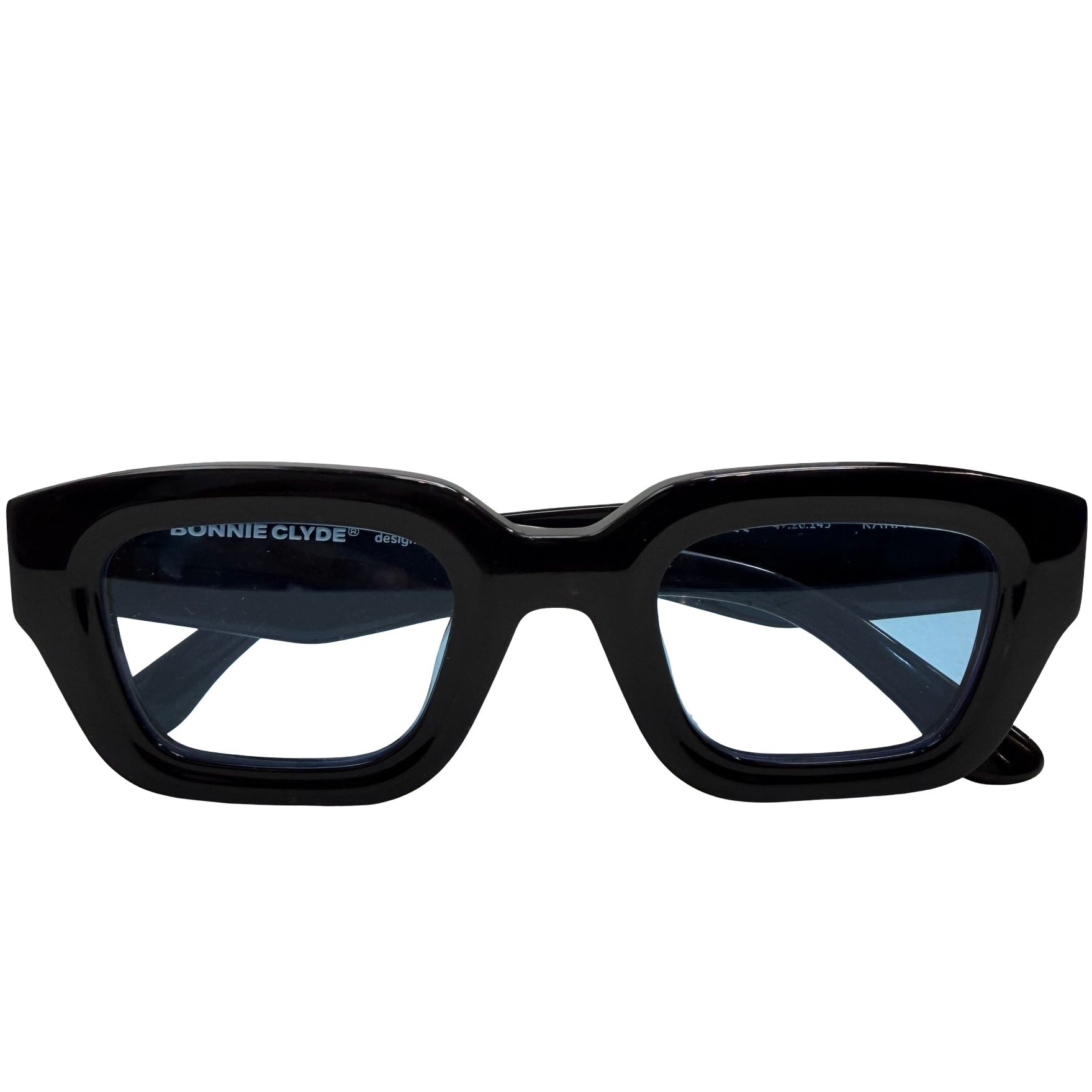 (W) Bonnie Clyde Karate Sunglasses Black/Blue