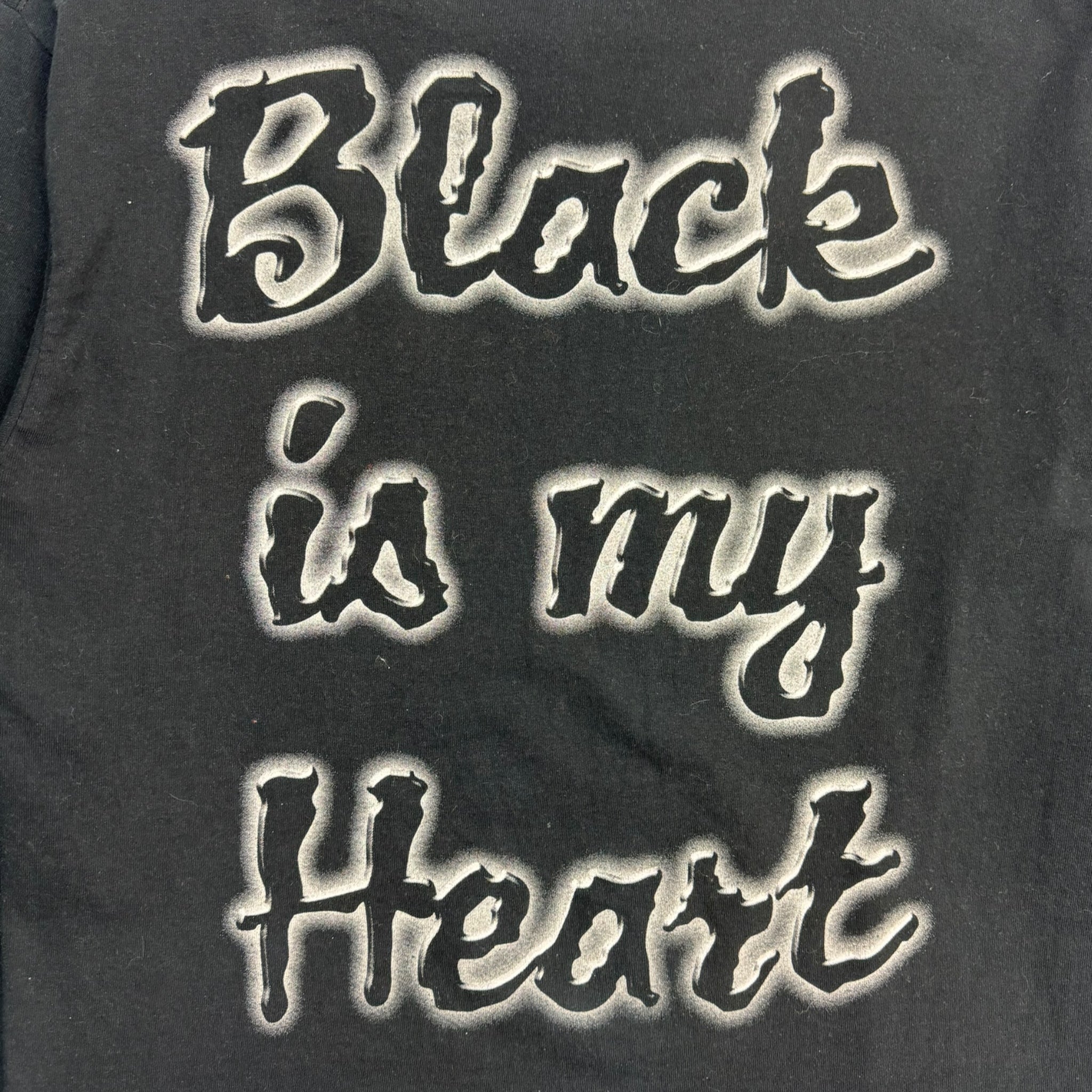 2004 Cradle Of Filth "Black Is My Heart' Long Sleeve T-Shirt