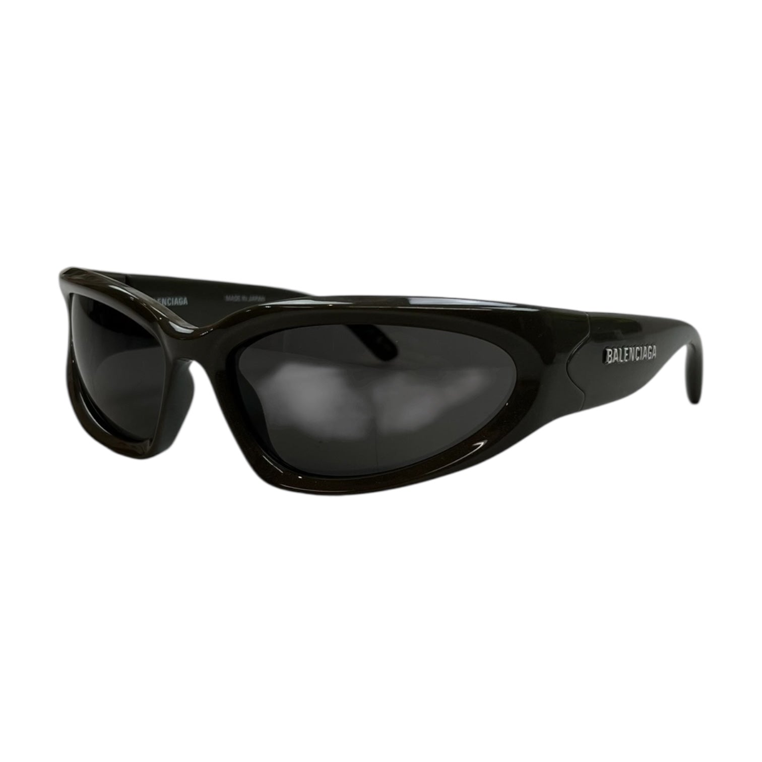 Balenciaga BB0157S Sunglasses Charcoal Grey
