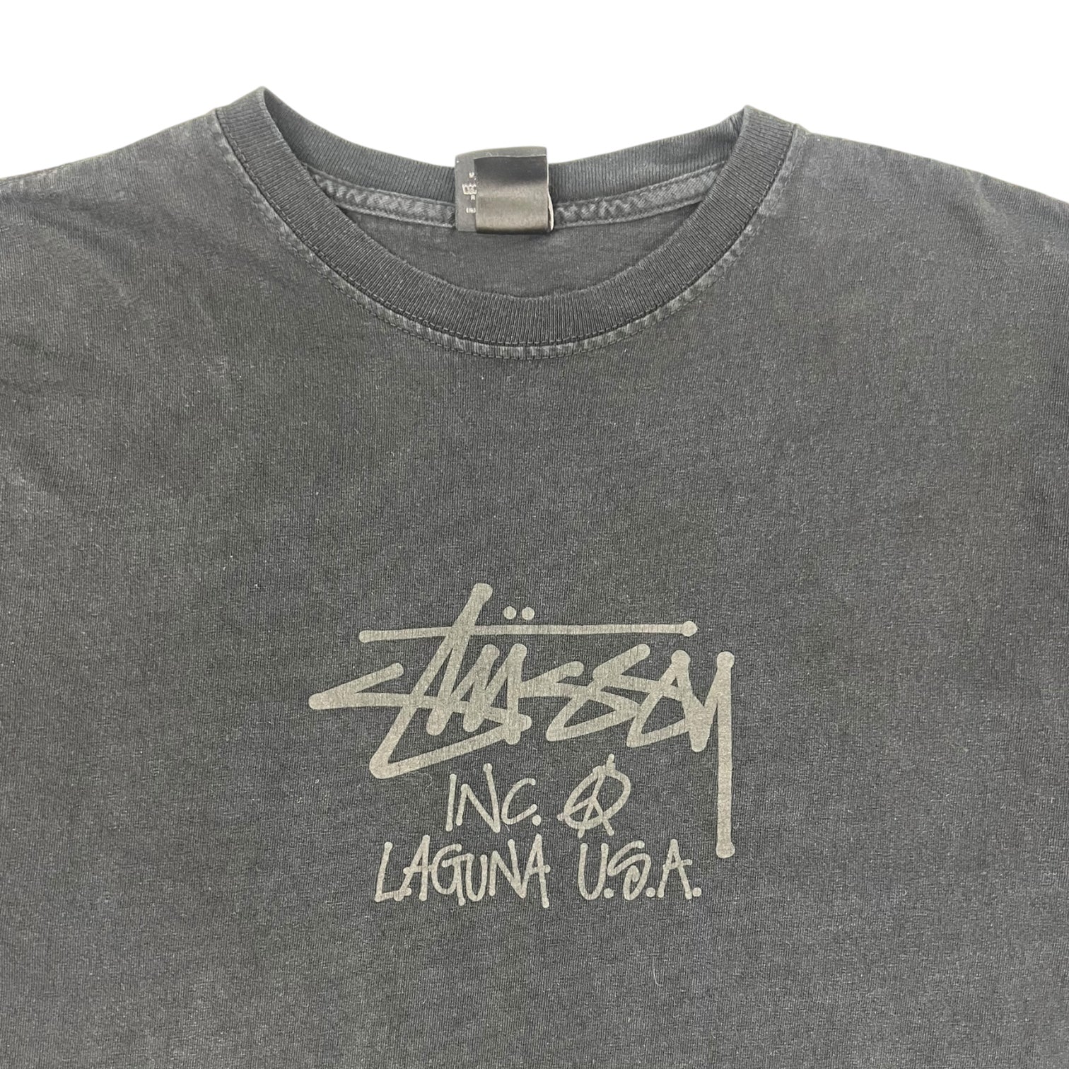 Stussy Laguna Pigment Dyed T-Shirt Black