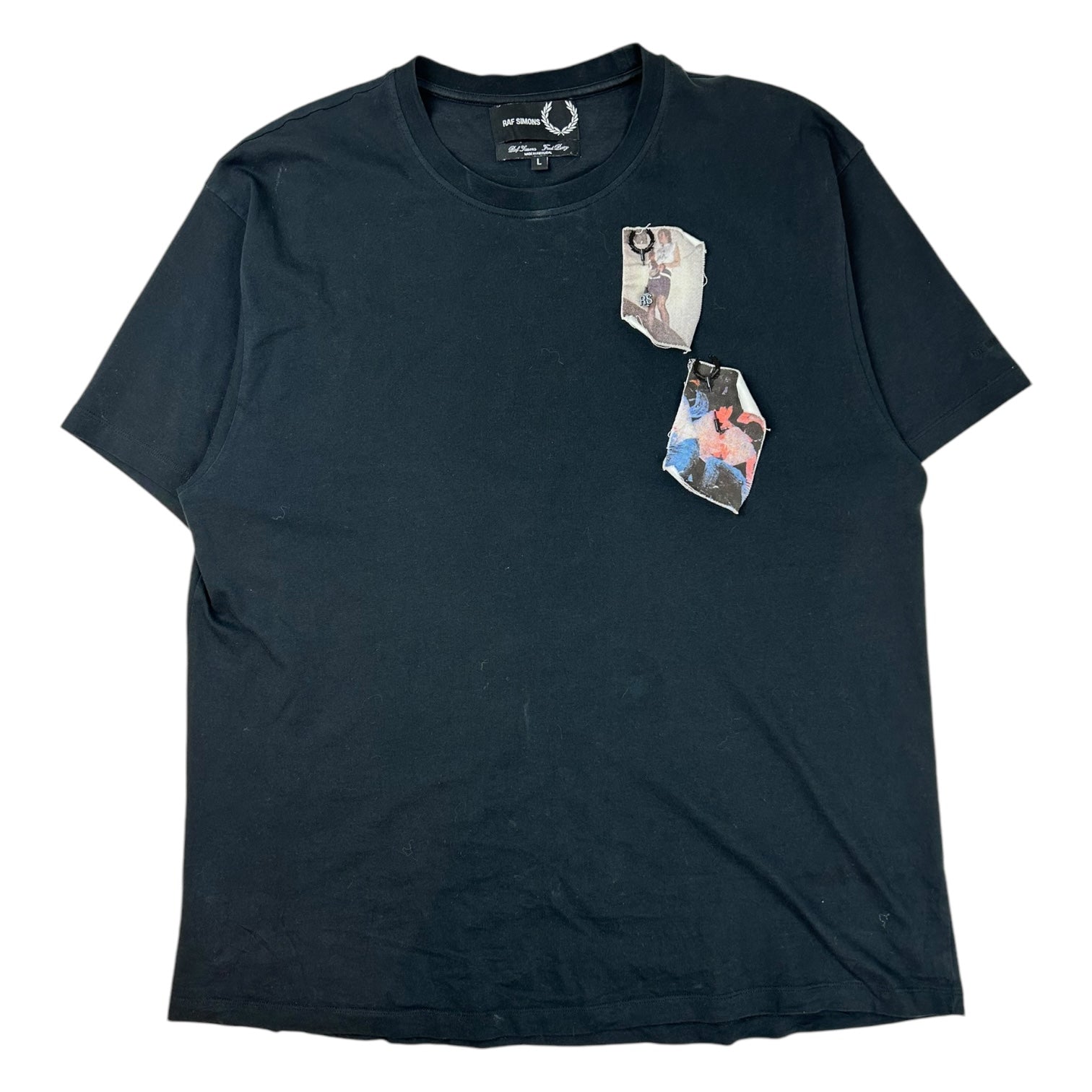RAF Simons x Fred Perry T-Shirt Black
