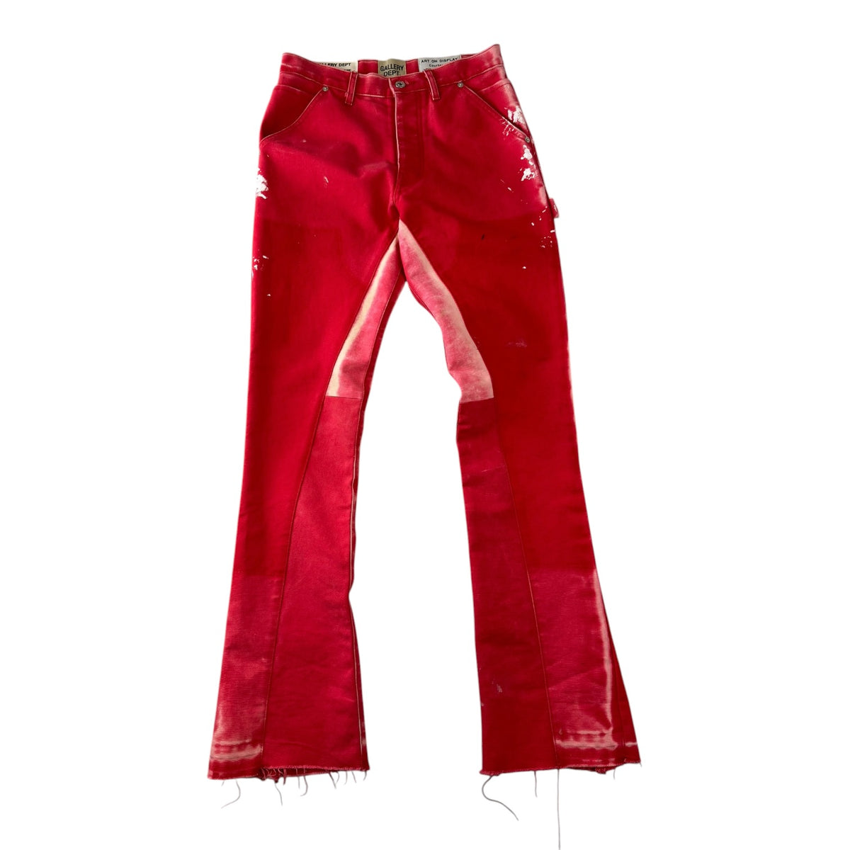 Gallery Dept LA Flare Carpenter Pants Red