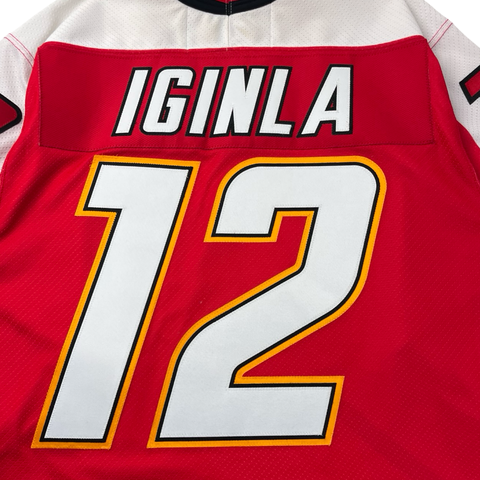 Vintage CCM Calgary Flames Jarome Iginla NHL Home Jersey