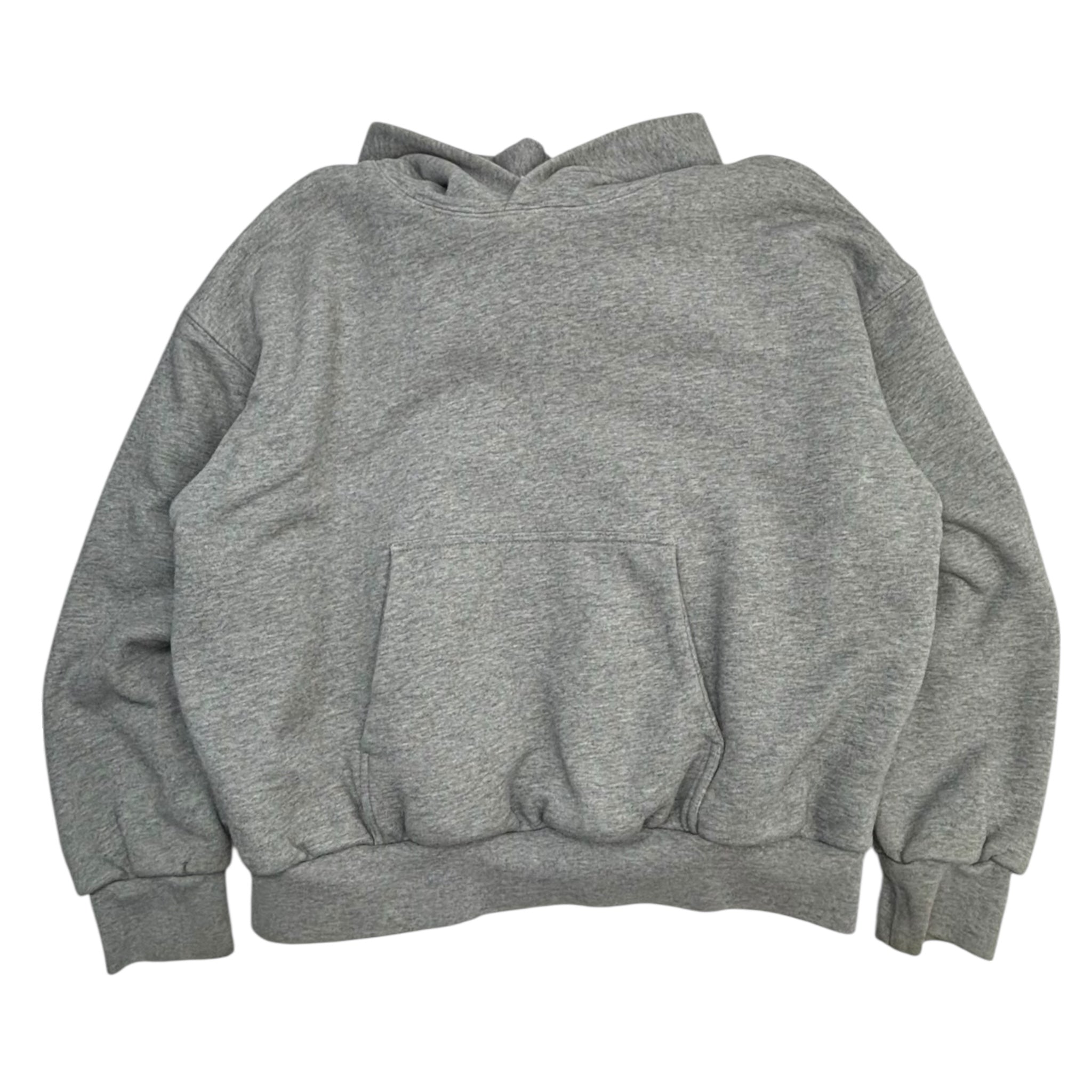 Zic Double Face Blank Hoodie Pullover Grey