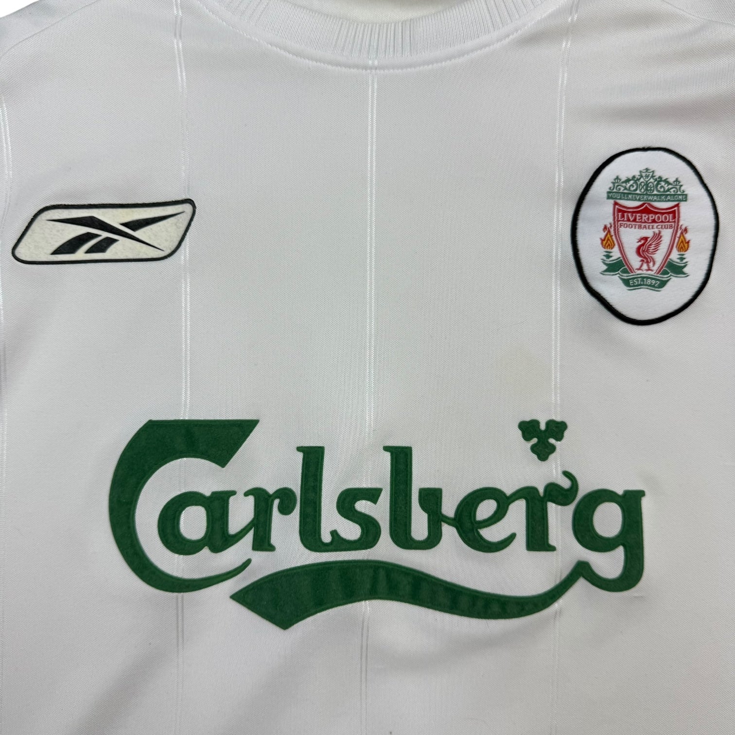 2003 Reebok Liverpool F.C. Away Jersey White