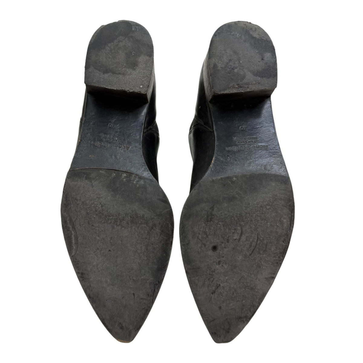 (W) Acne Studios Leather Jensen Boots Black (Used)