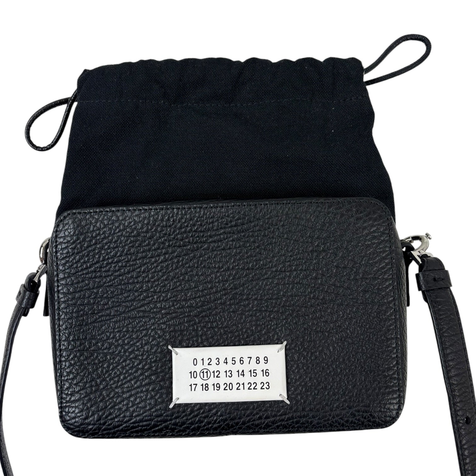 Maison Margiela 5AC Camera Bag Grained Leather Black