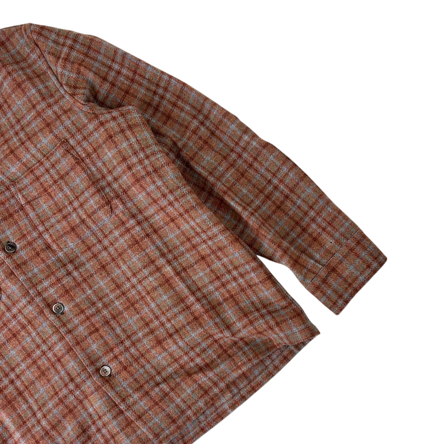 Our Legacy Rust Check Country Wool Heusen Shirt