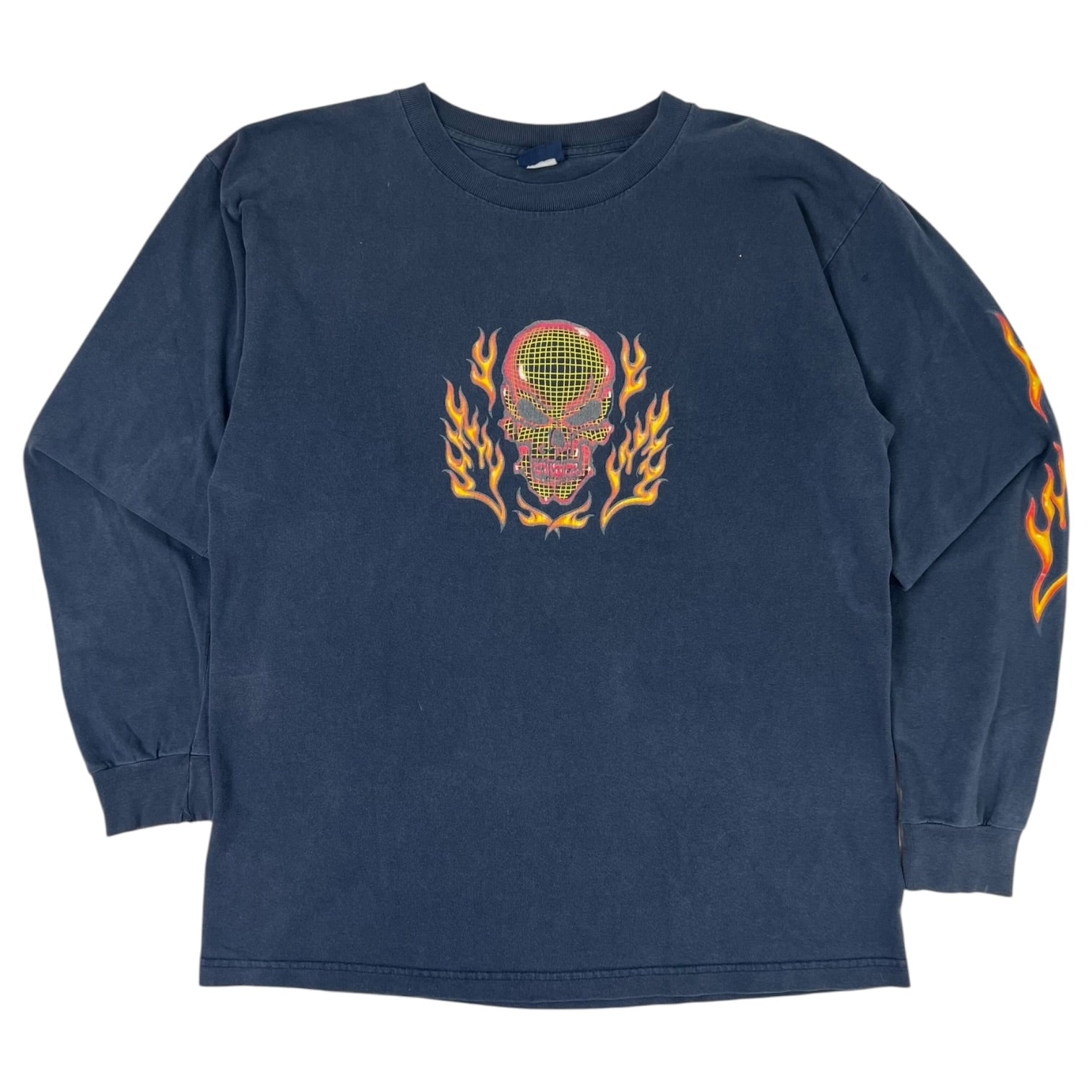 Vintage Y2K Extreme Limit Long Sleeve T-Shirt Navy