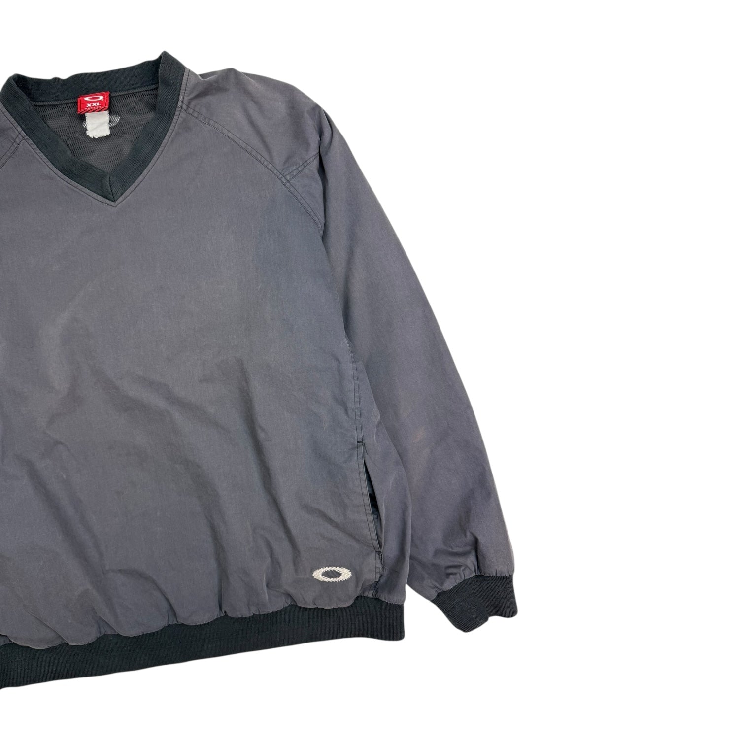 Vintage Oakley Pullover Windbreaker Faded Black