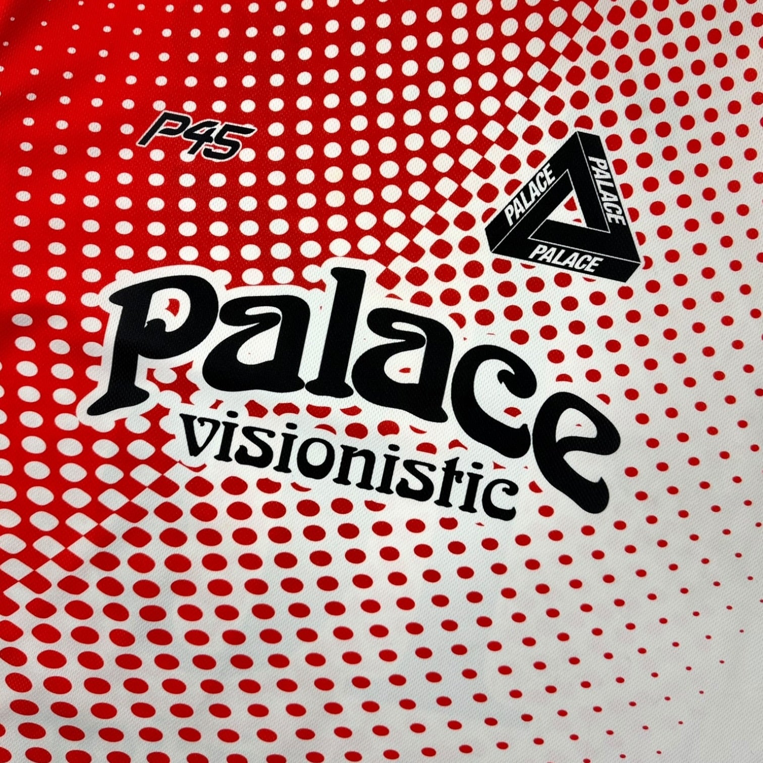 Palace Multi Option Footie Jersey White/Red (SS20)