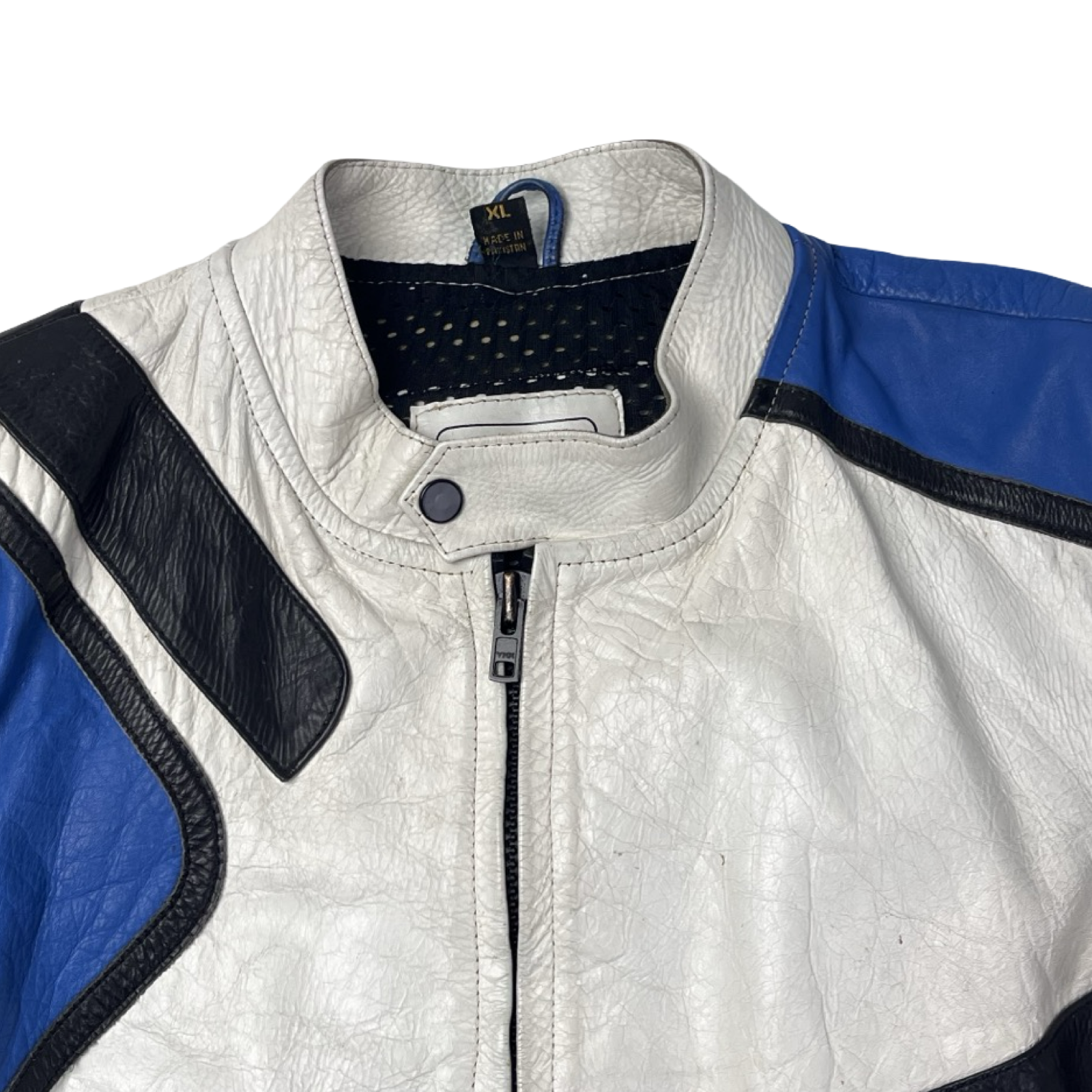 Vintage Road Gear Cowhide Moto Jacket