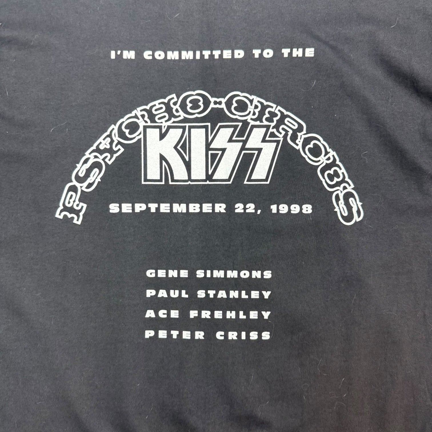 1998 Kiss Psycho Circus Tee Black