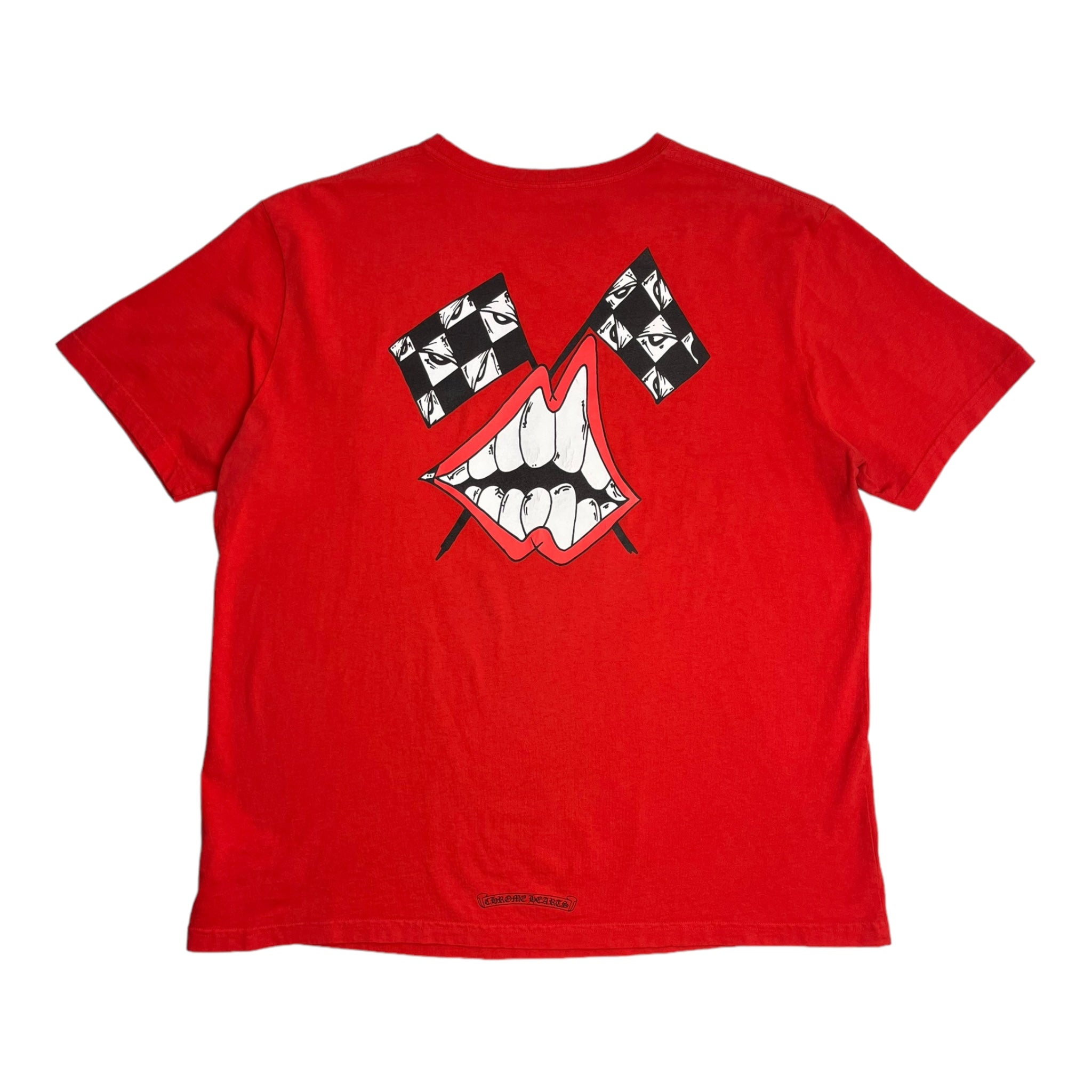 Chrome Hearts x Matty Boy Art Basel Crew Neck T-Shirt Red