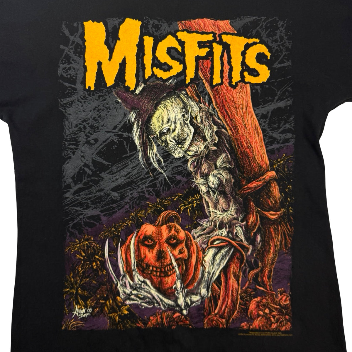 2000 Misfits "I'm The Scarecrow Man!" Thrashed Punk T-Shirt