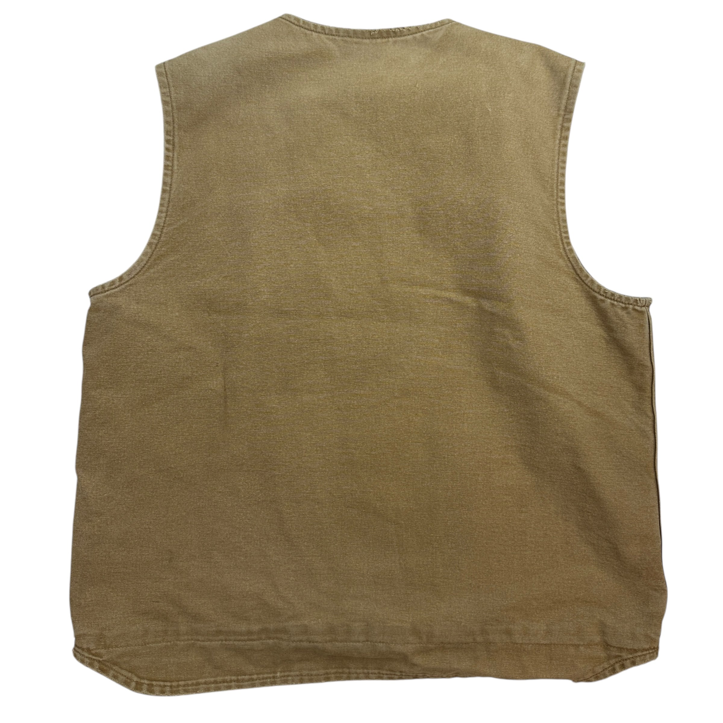 Vintage Carhartt Sherpa Lined Vest Tan