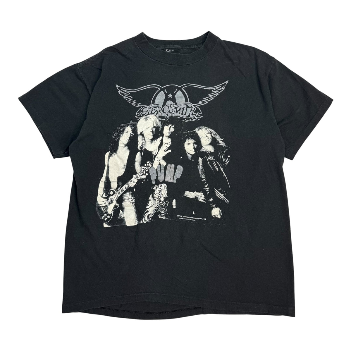 1989 Aerosmith Pump Tour Tee Black