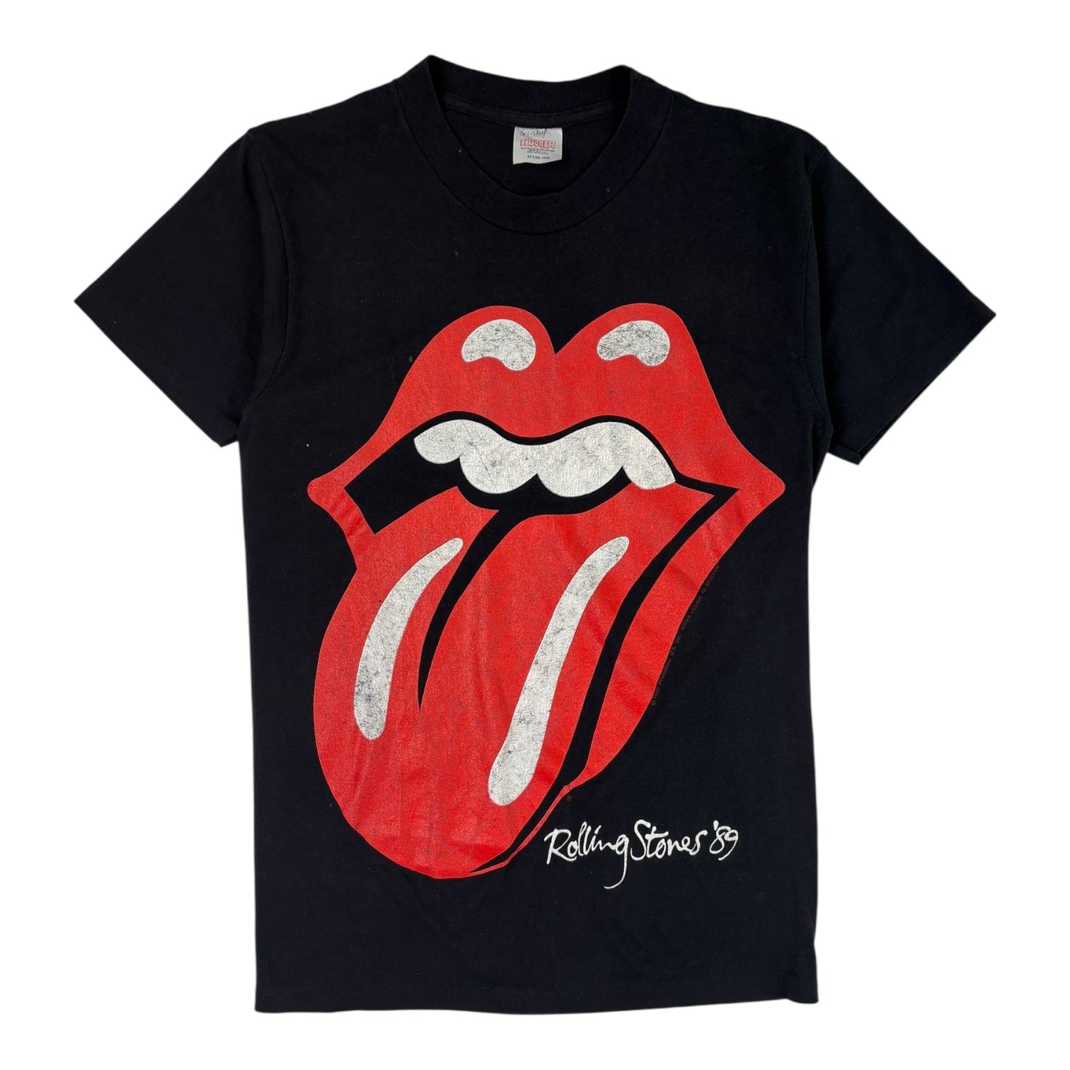 1989 Rolling Stones “Steel Wheels” North American Tour T-Shirt Black