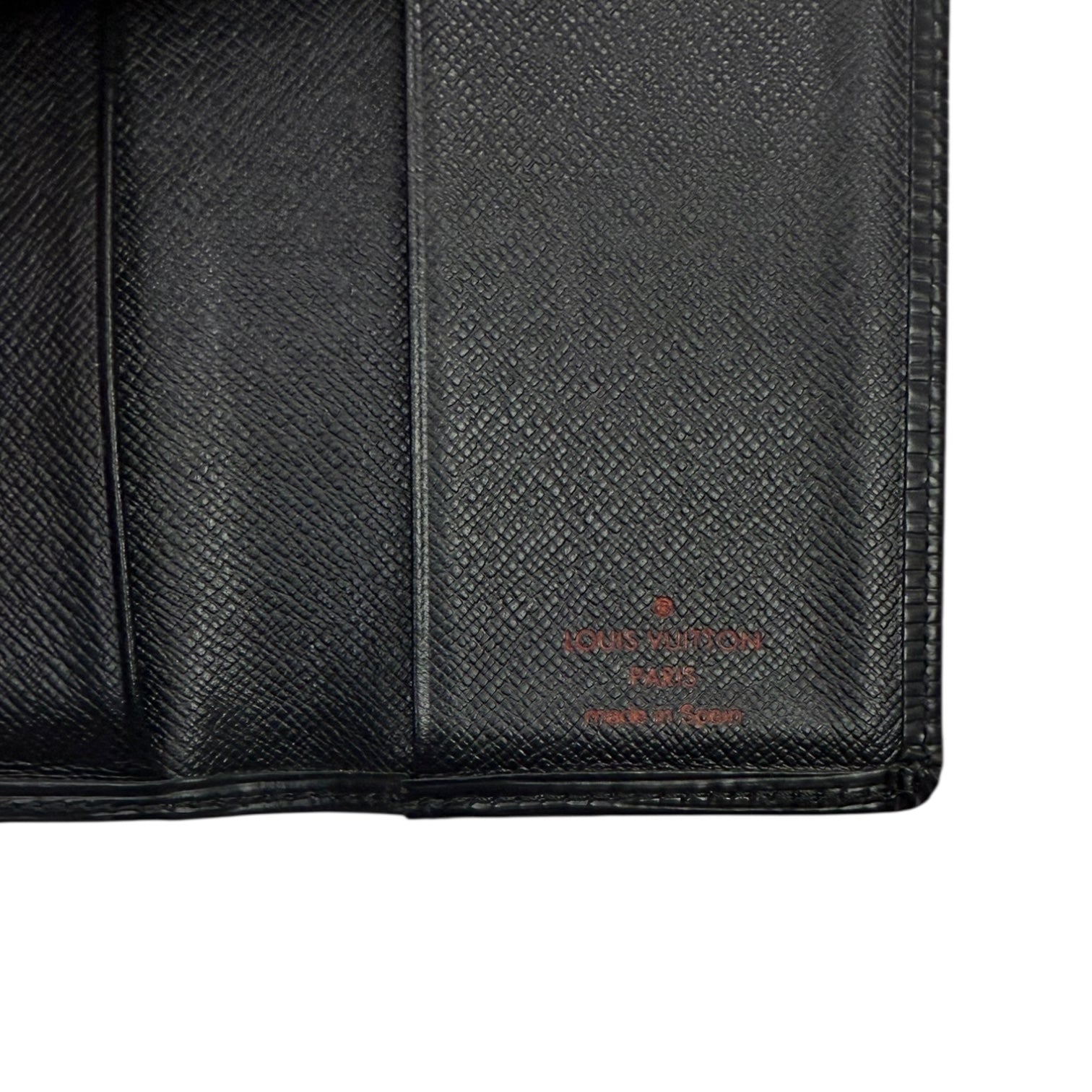 Louis Vuitton Epi Black Leather Card Holder