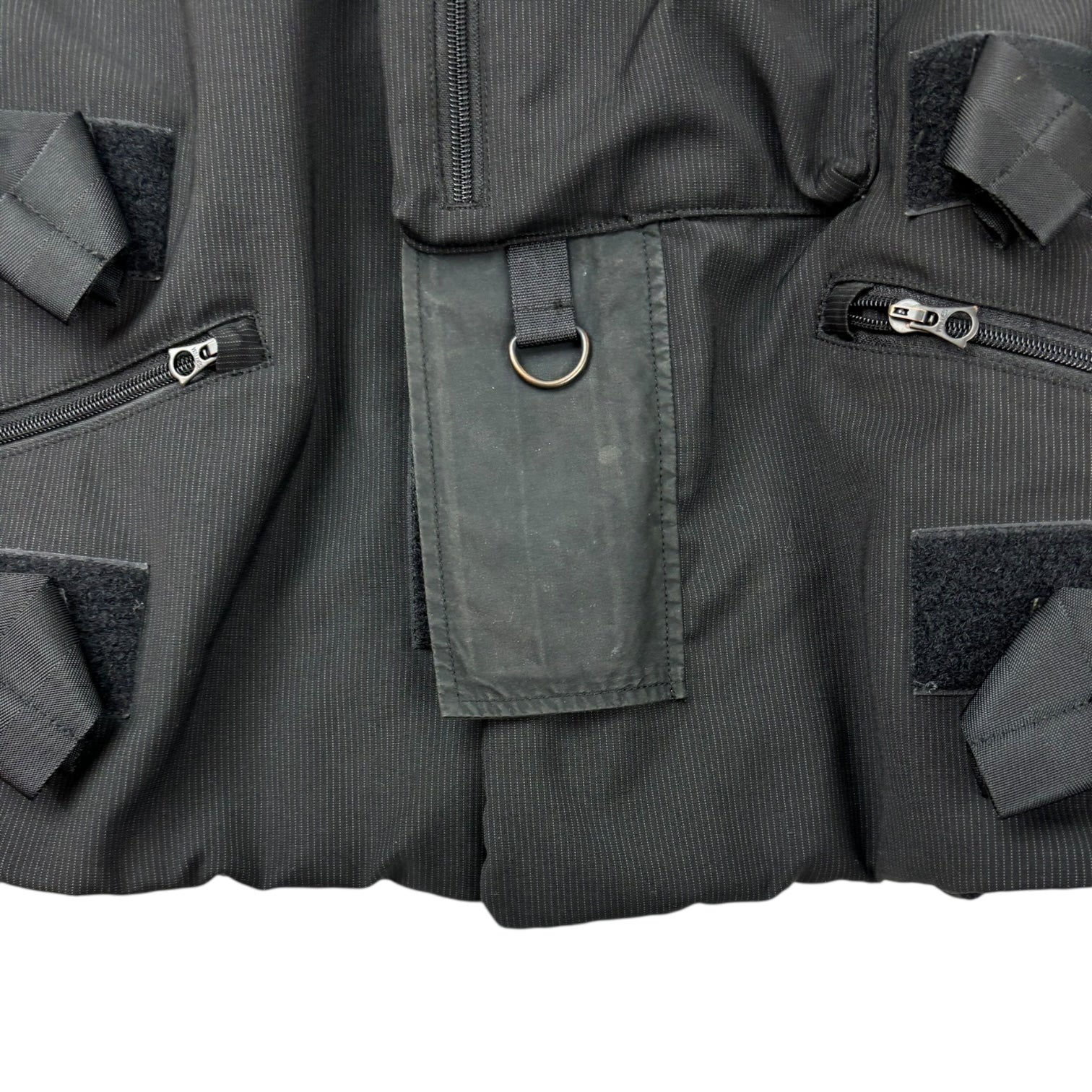 Junya Watanabe x Comme Des Garçons MAN SS19 Pinstripe Utility Down Vest Black