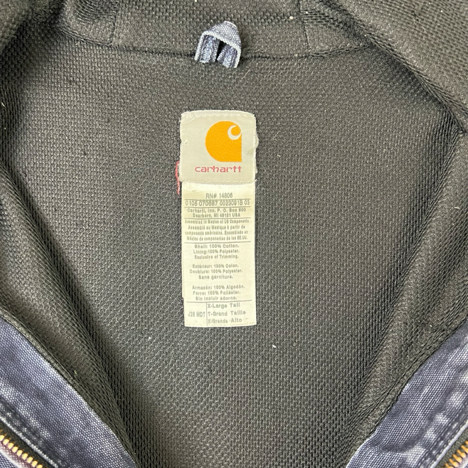 Vintage Carhartt J130 Active Jacket Navy