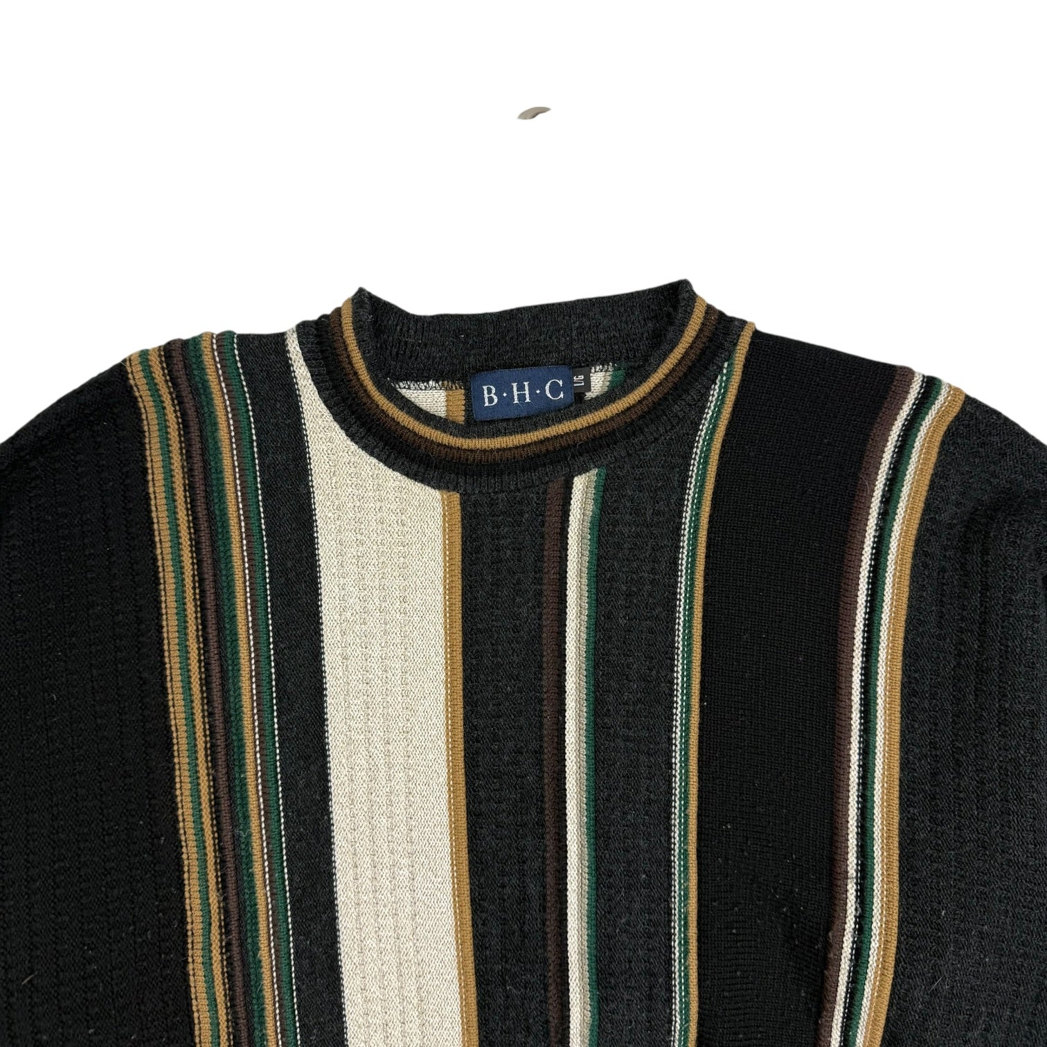 Vintage BHC Knit Sweater Black/Green/White