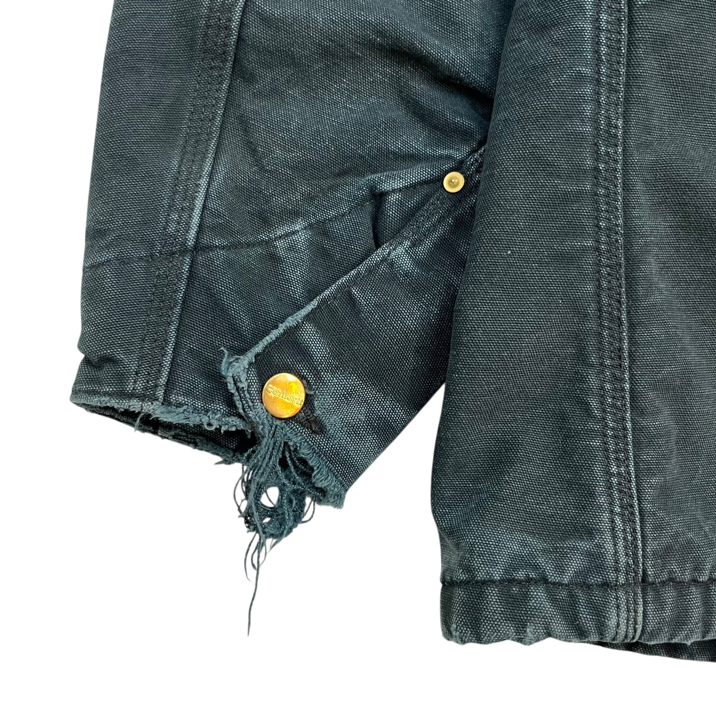 Vintage Carhartt Dewalt Chore Coat Jacket Black