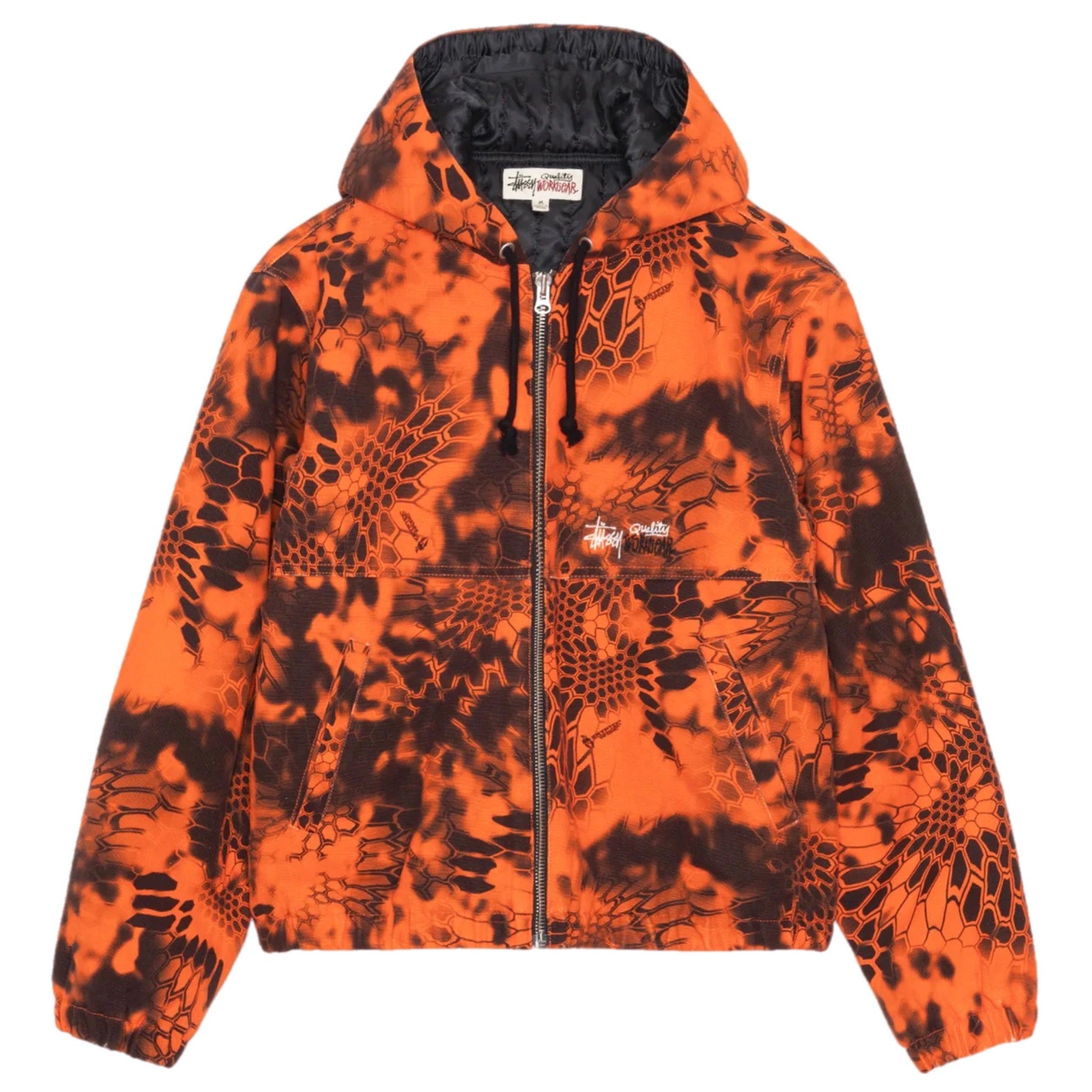 Stussy Work Gear Kryptek Camo Jacket Inferno Orange