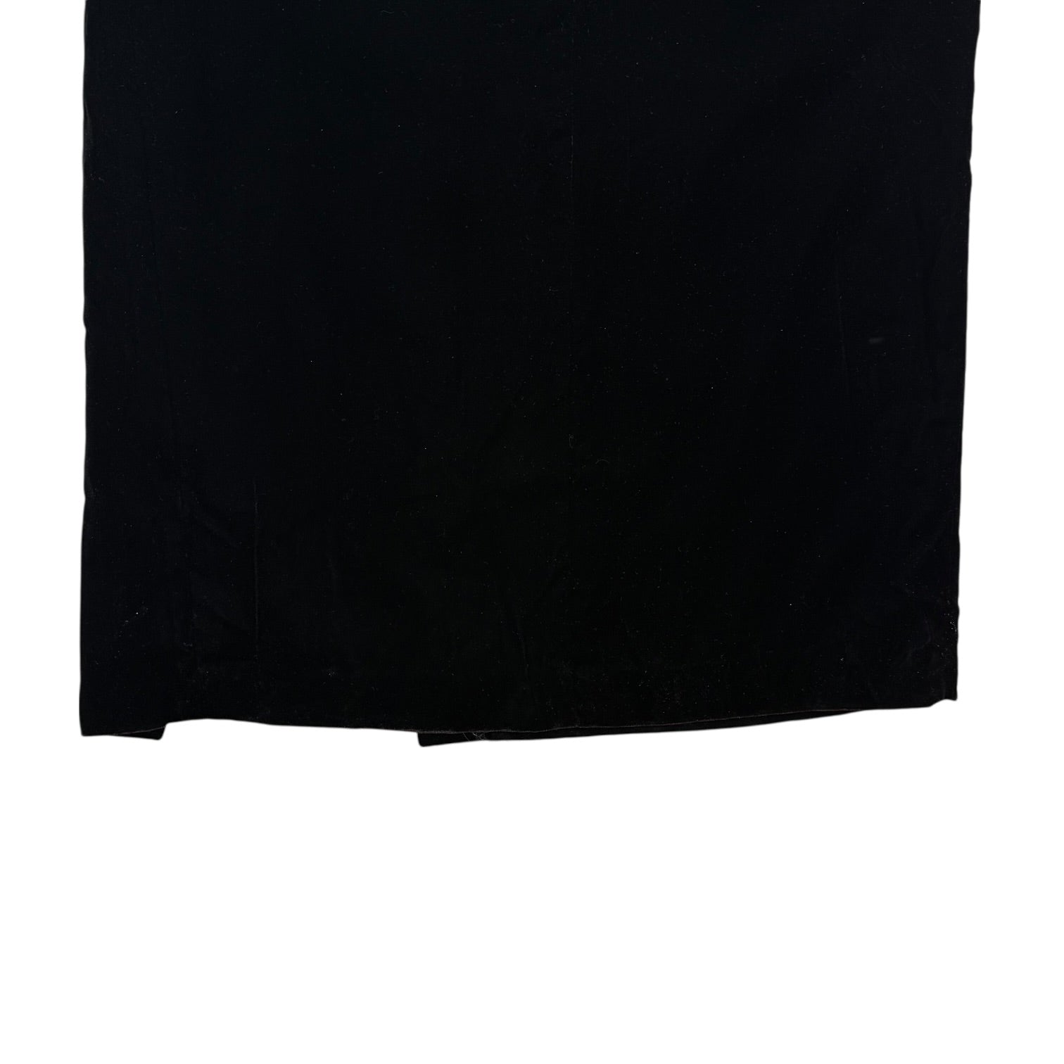 (W) Vintage Velvet Skirt Black