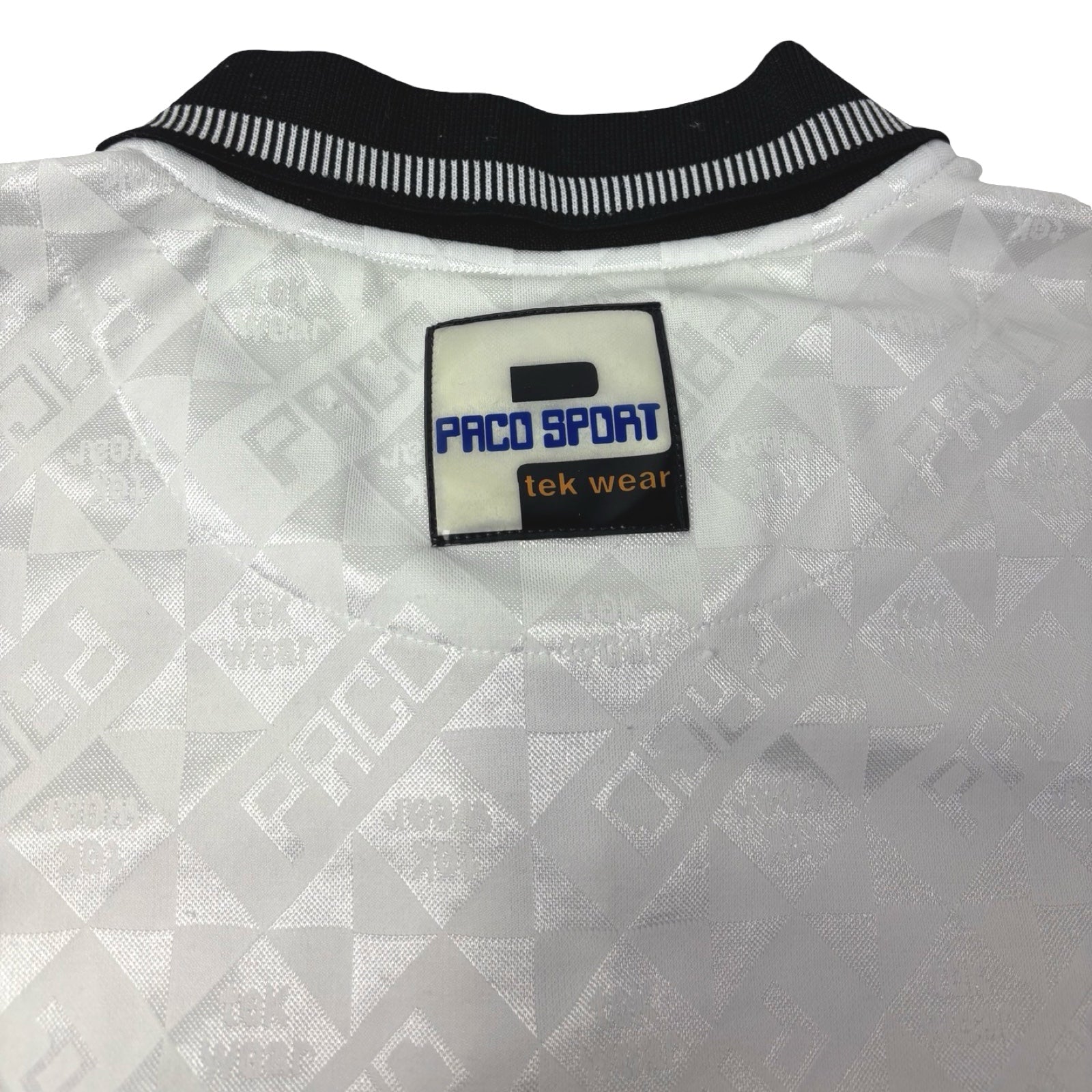 Vintage Paco Sport Tek-Wear 1/4 Zip Jersey White