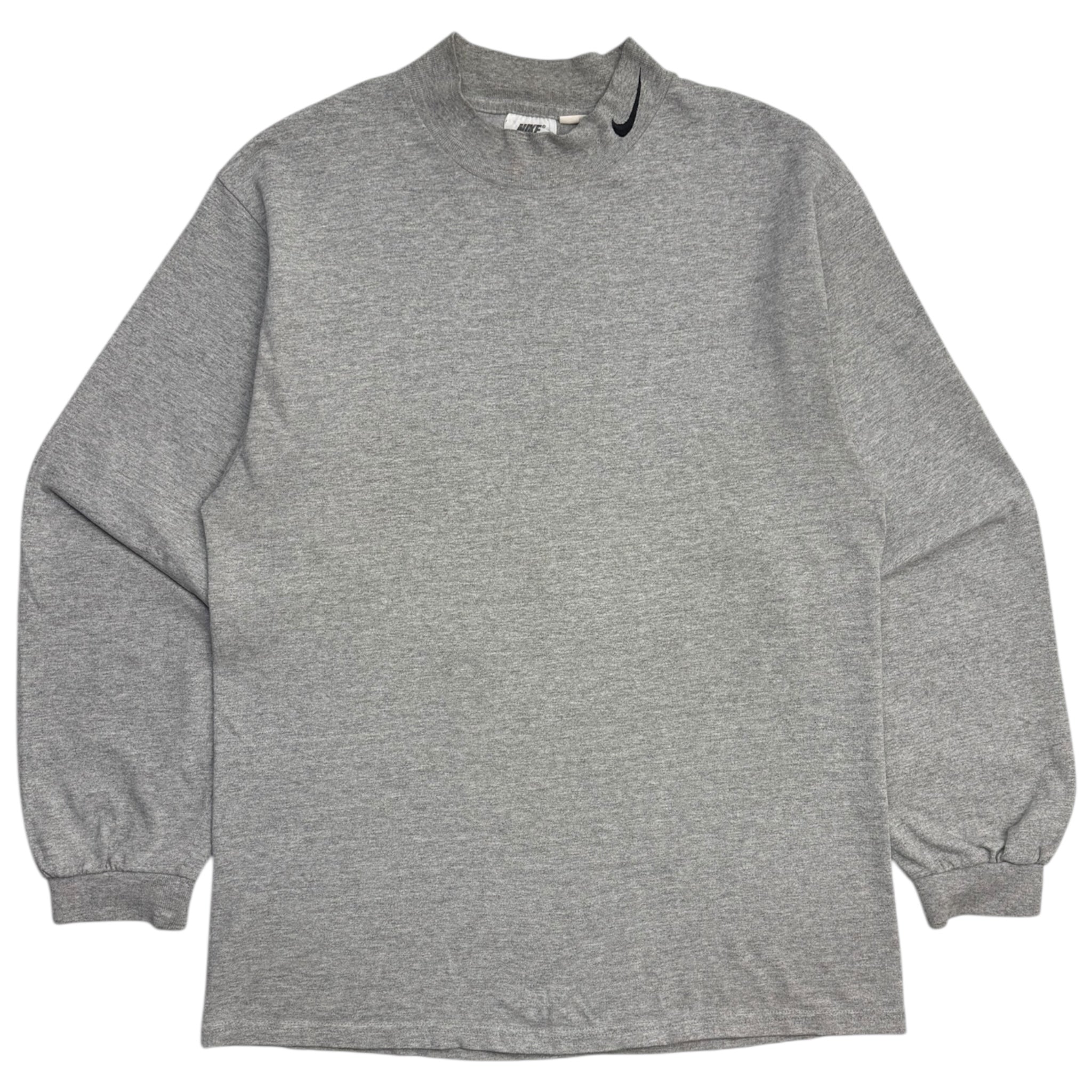 Vintage 90s Nike Mockneck Longsleeve Grey
