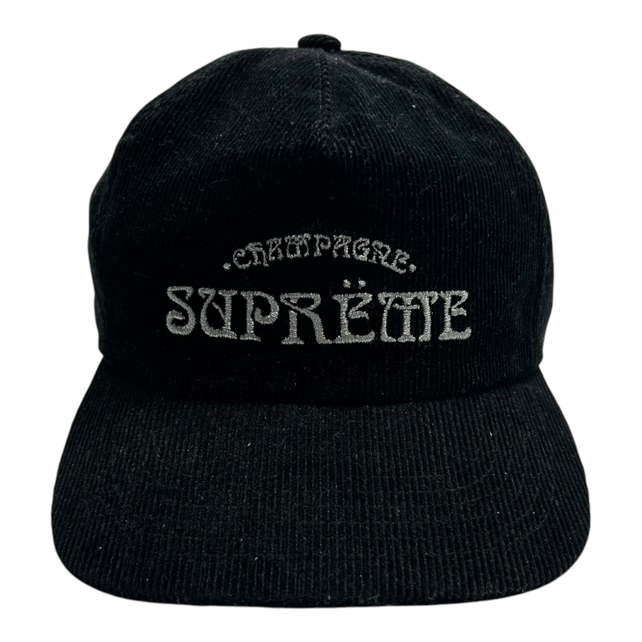 Supreme Champagne Corduroy Hat Black