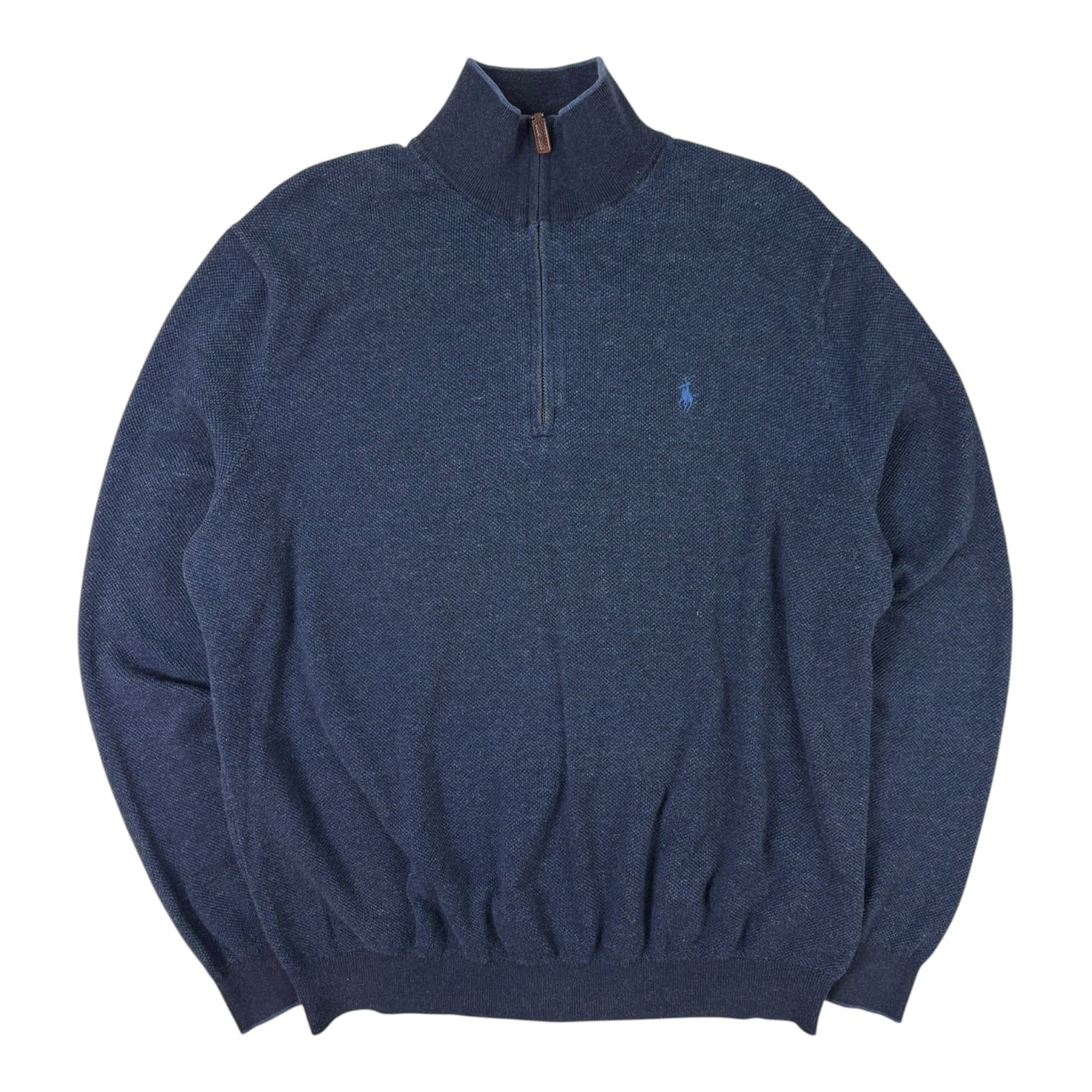 Ralph Lauren Polo Quarter Zip Sweater Blue