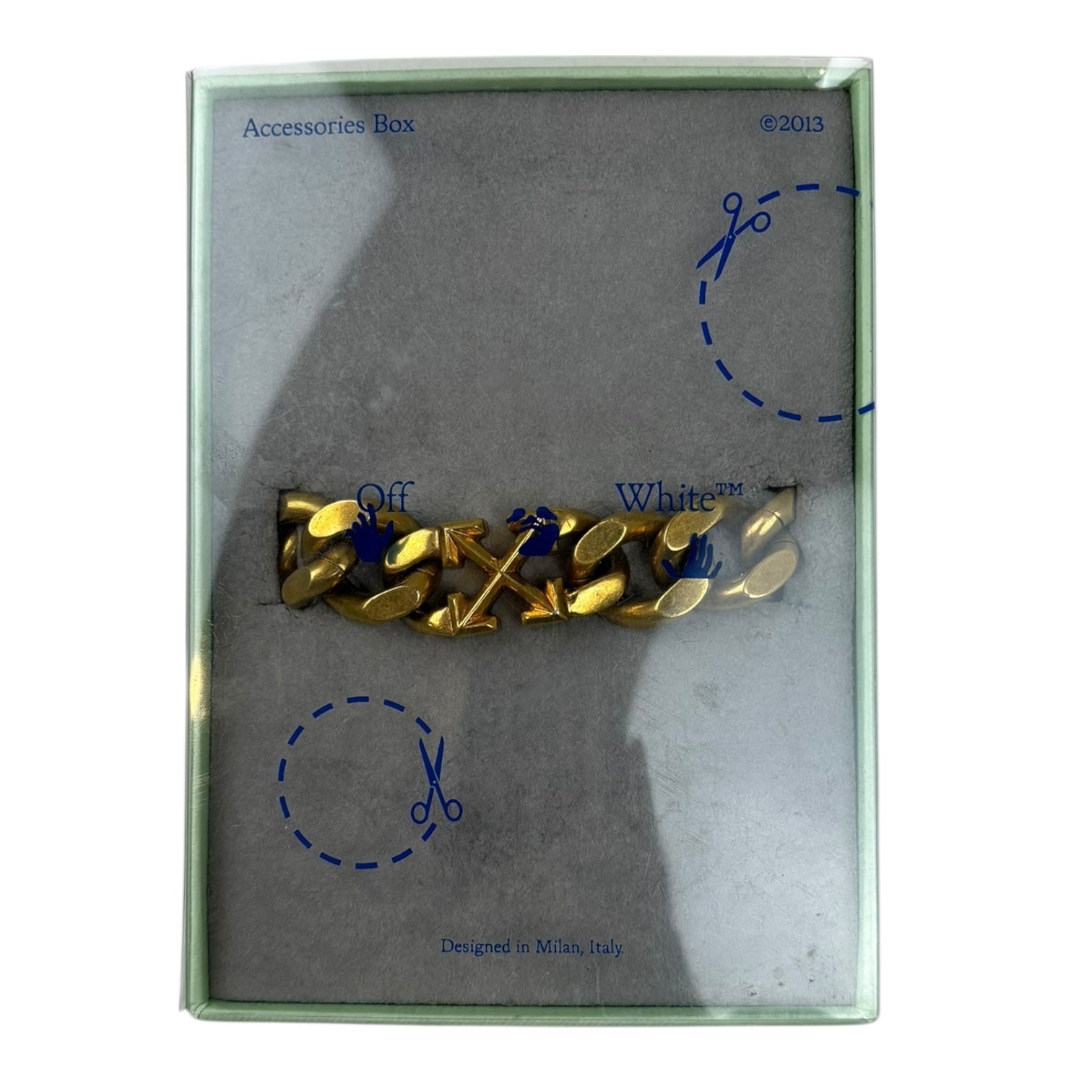 Off-White 2013 Arrow Chain Bracelet Gold