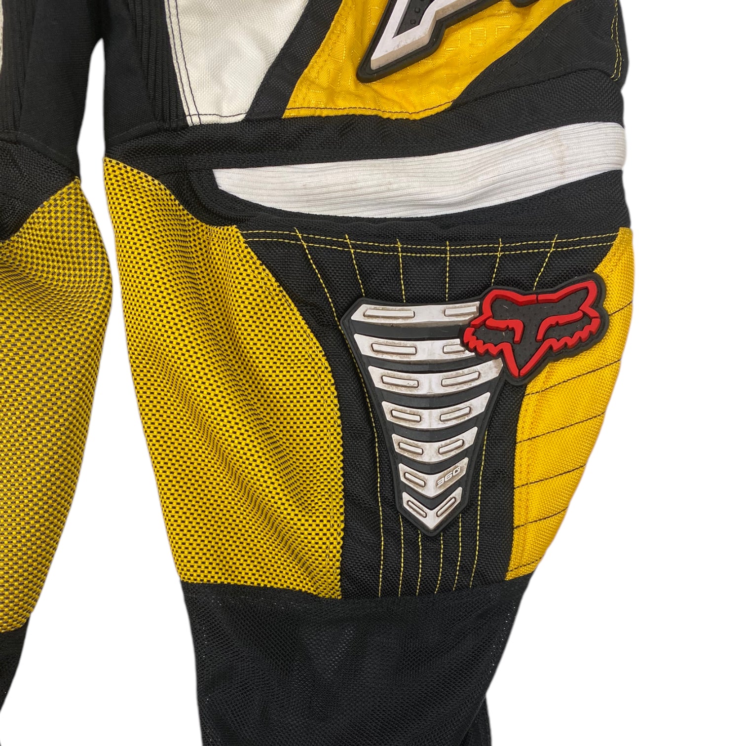 Vintage Fox Racing Motocross Pants Yellow