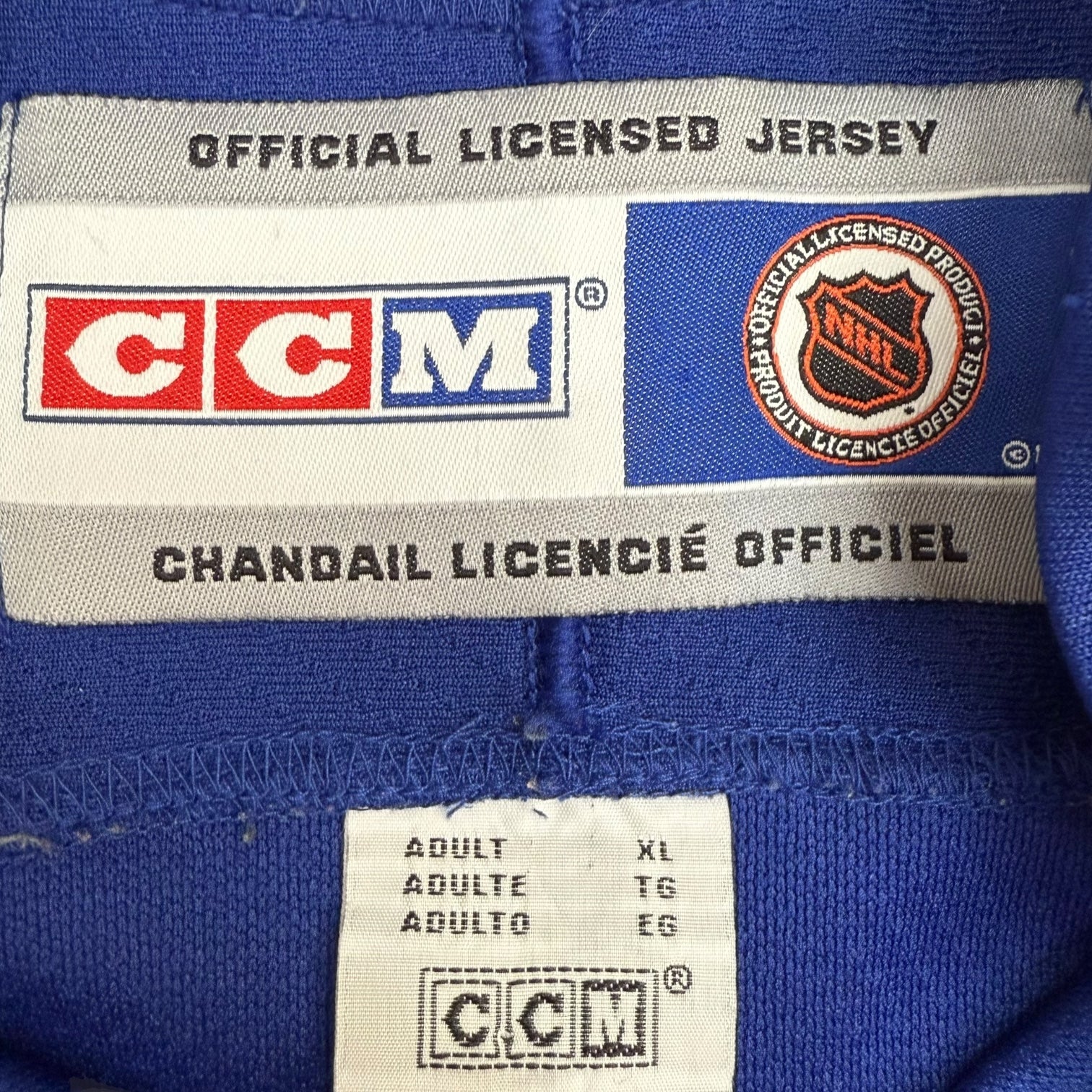 Vintage CCM Toronto Maple Leafs Home Jersey Blue