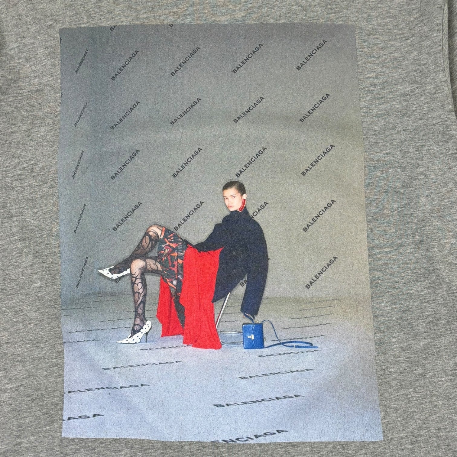 Balenciaga AW17 Photoshoot T-Shirt Grey