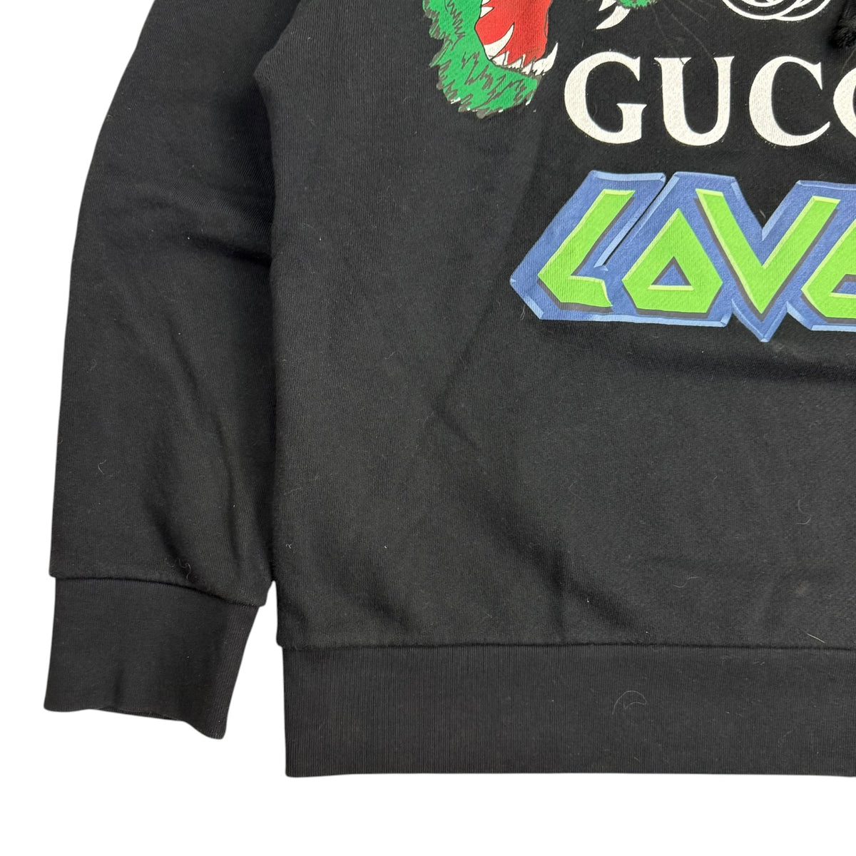 Gucci Tiger Loved Hoodie Black
