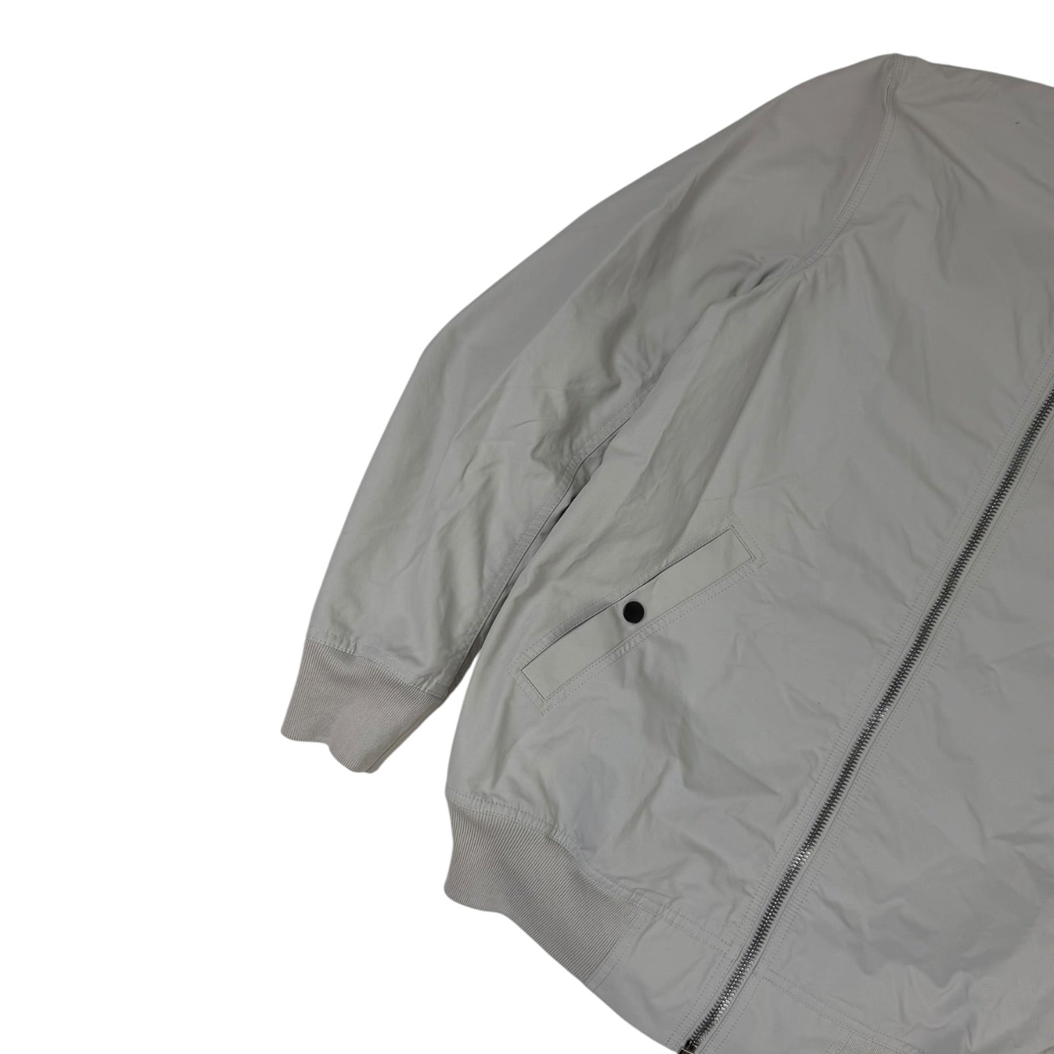 Rick Owens Raglan Flight Bomber Jacket Grey