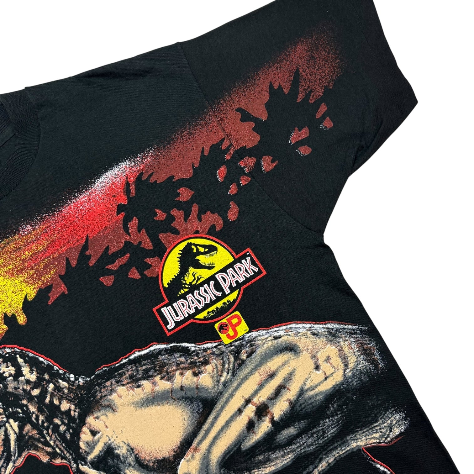 1993 Jurassic Park Universal Studios Tee Black