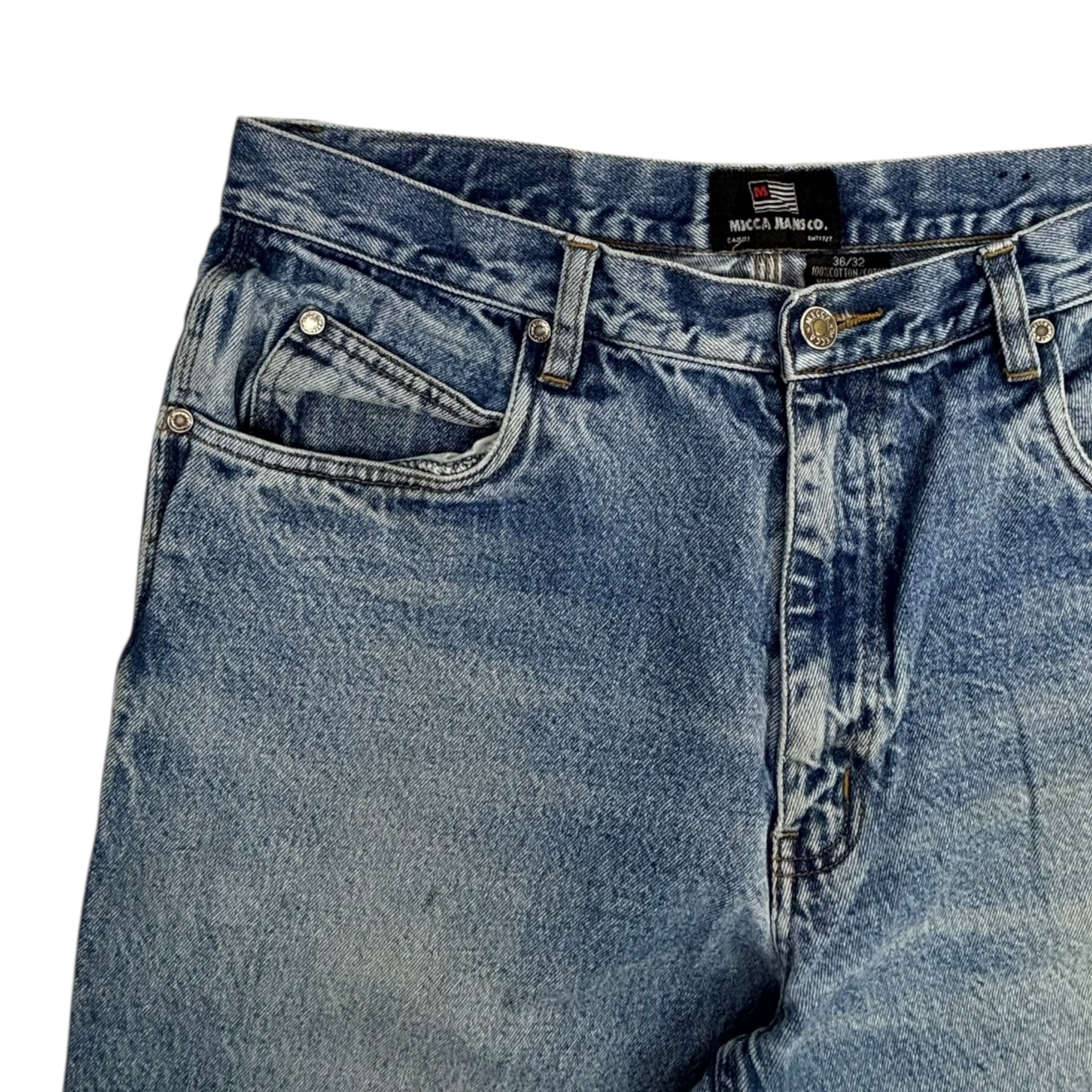 Y2K Mecca Jeans Light Blue Wash Bottoms