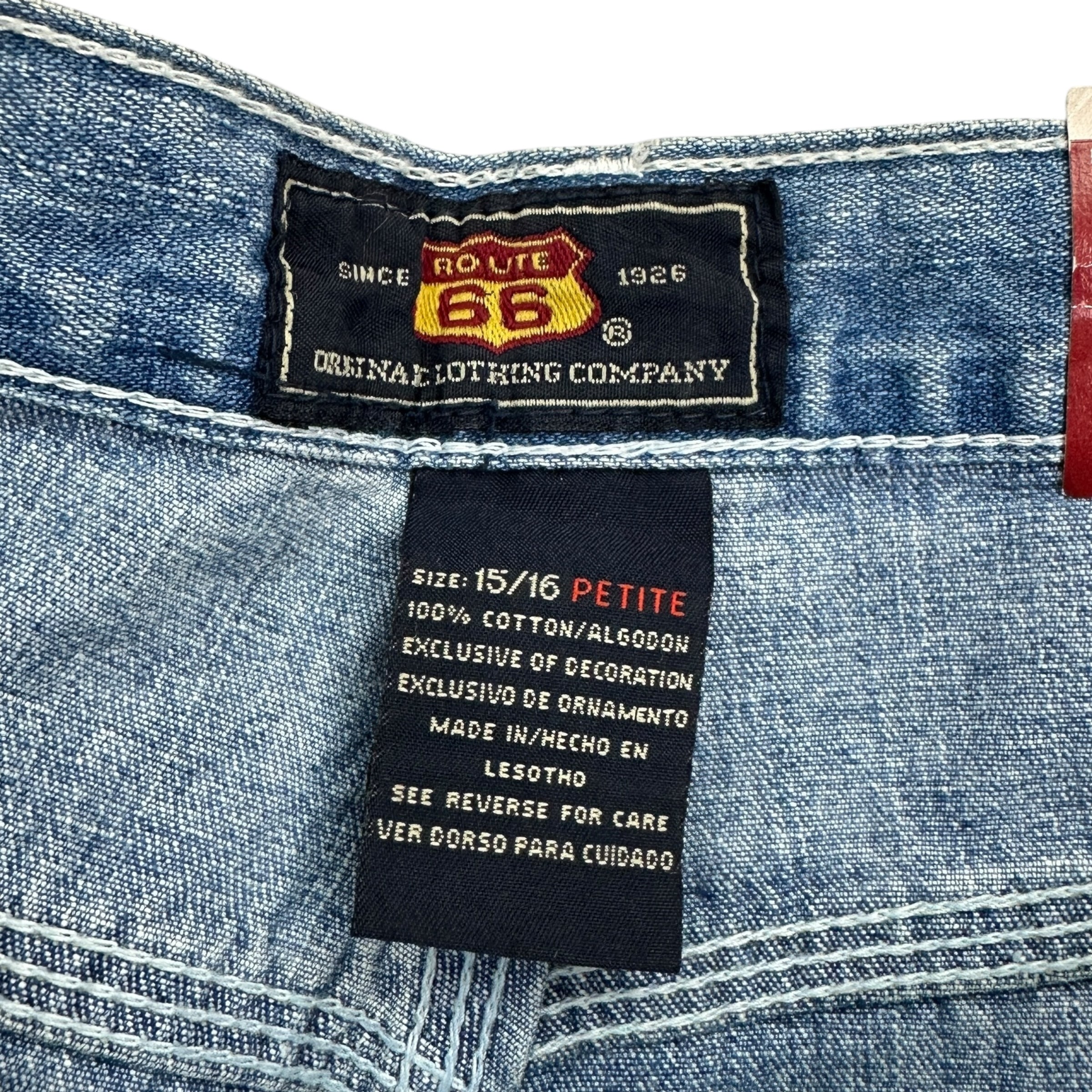 Vintage Women’s Route 66 Carpenter Denim Light Wash