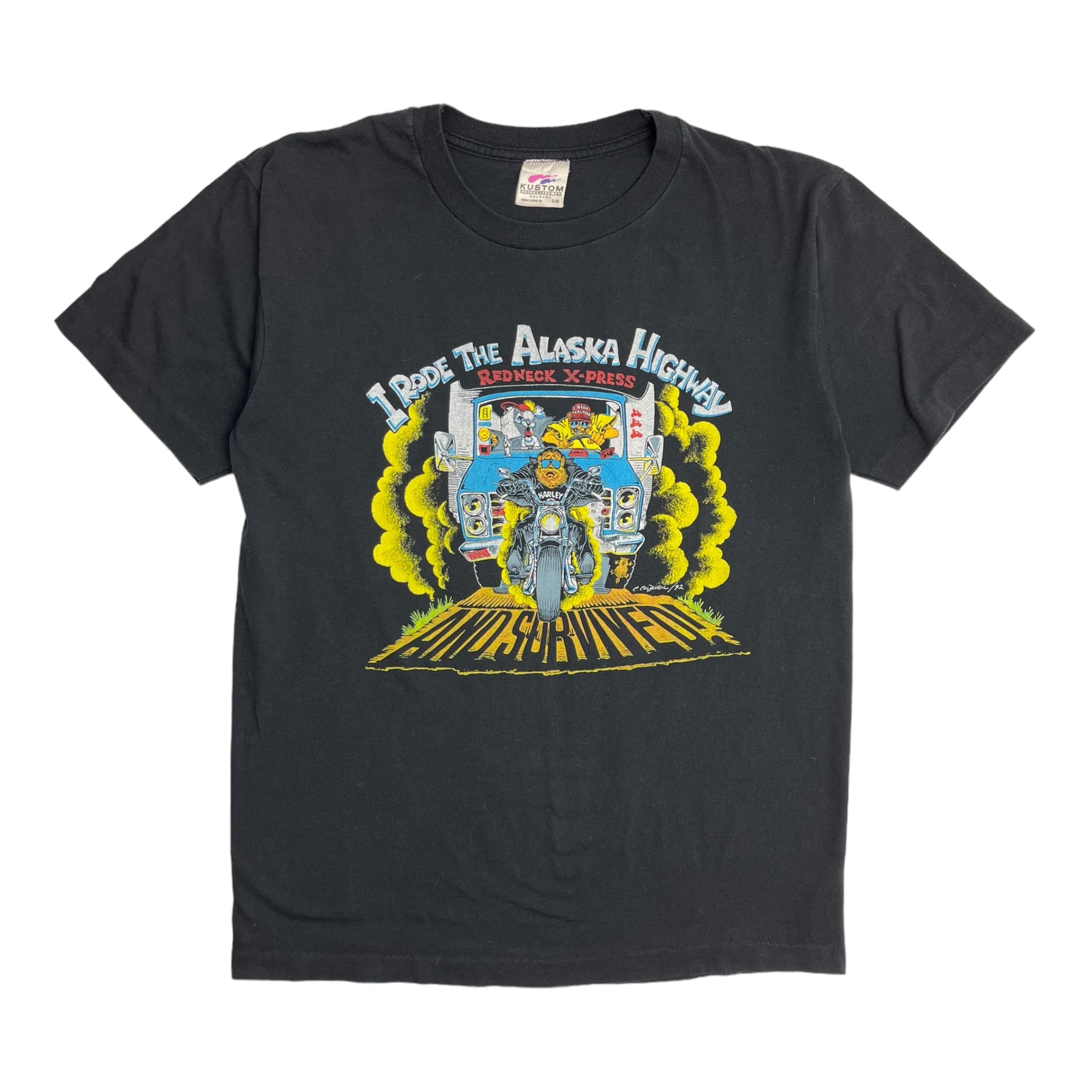 1992 Harley of Whitehorse Redneck Express T-Shirt