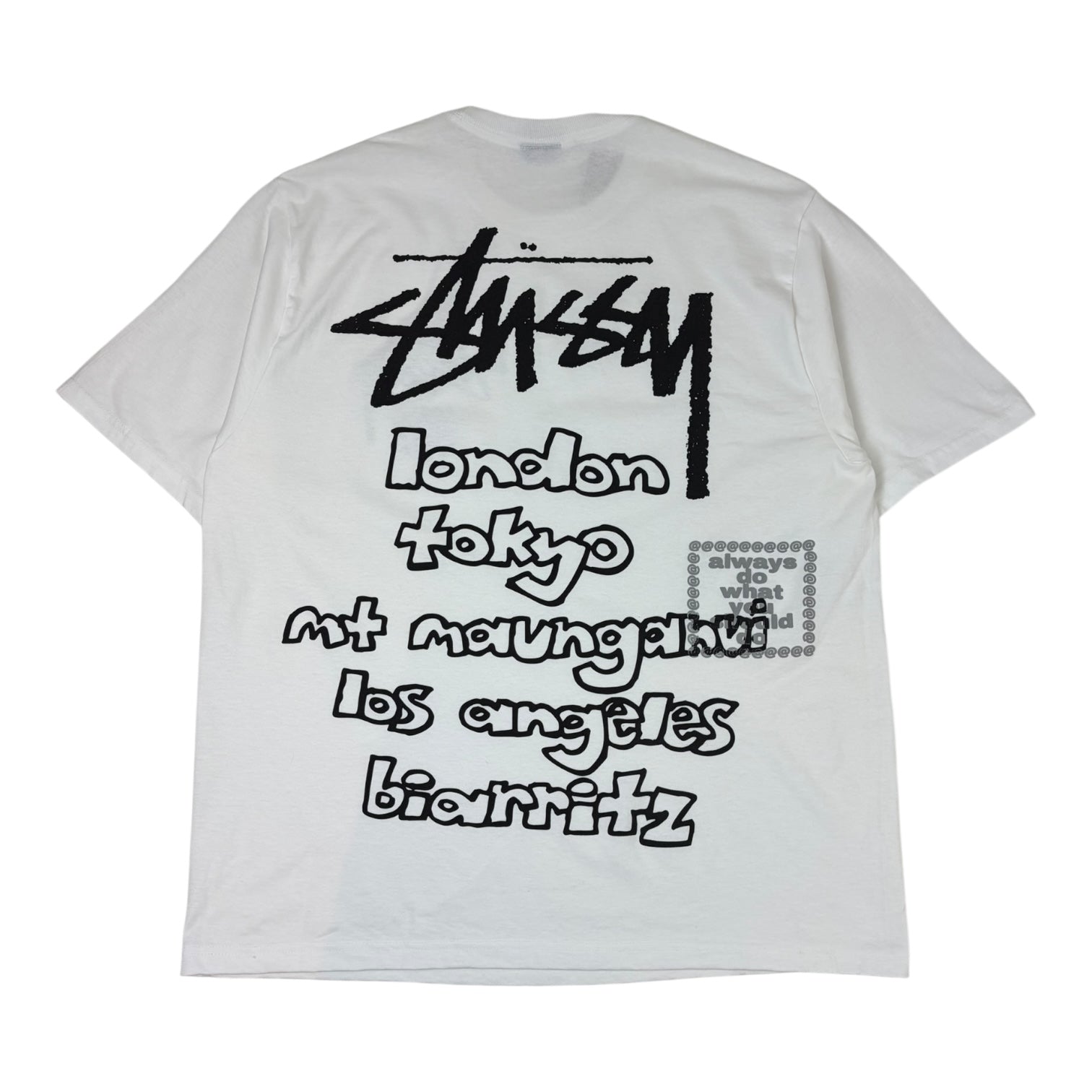 Stussy & Always World Tour Tee White