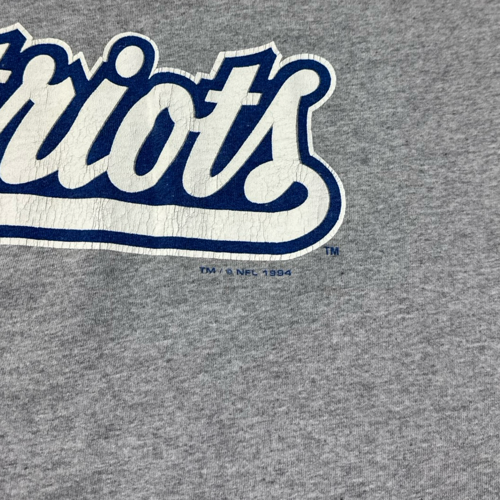 1994 New England Patriots Arch Spellout NFL T-Shirt