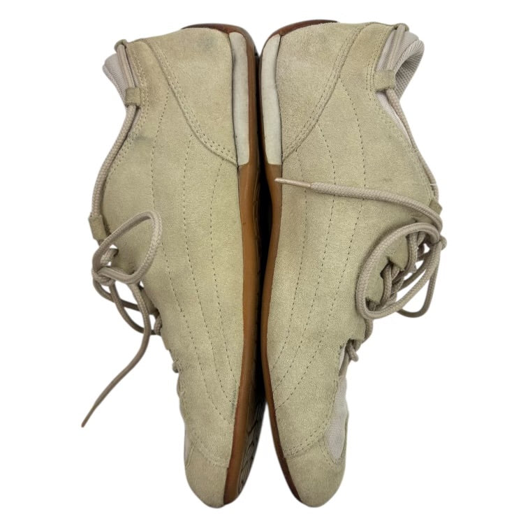 Versace Versus Suede Athletic Sneaker Tan