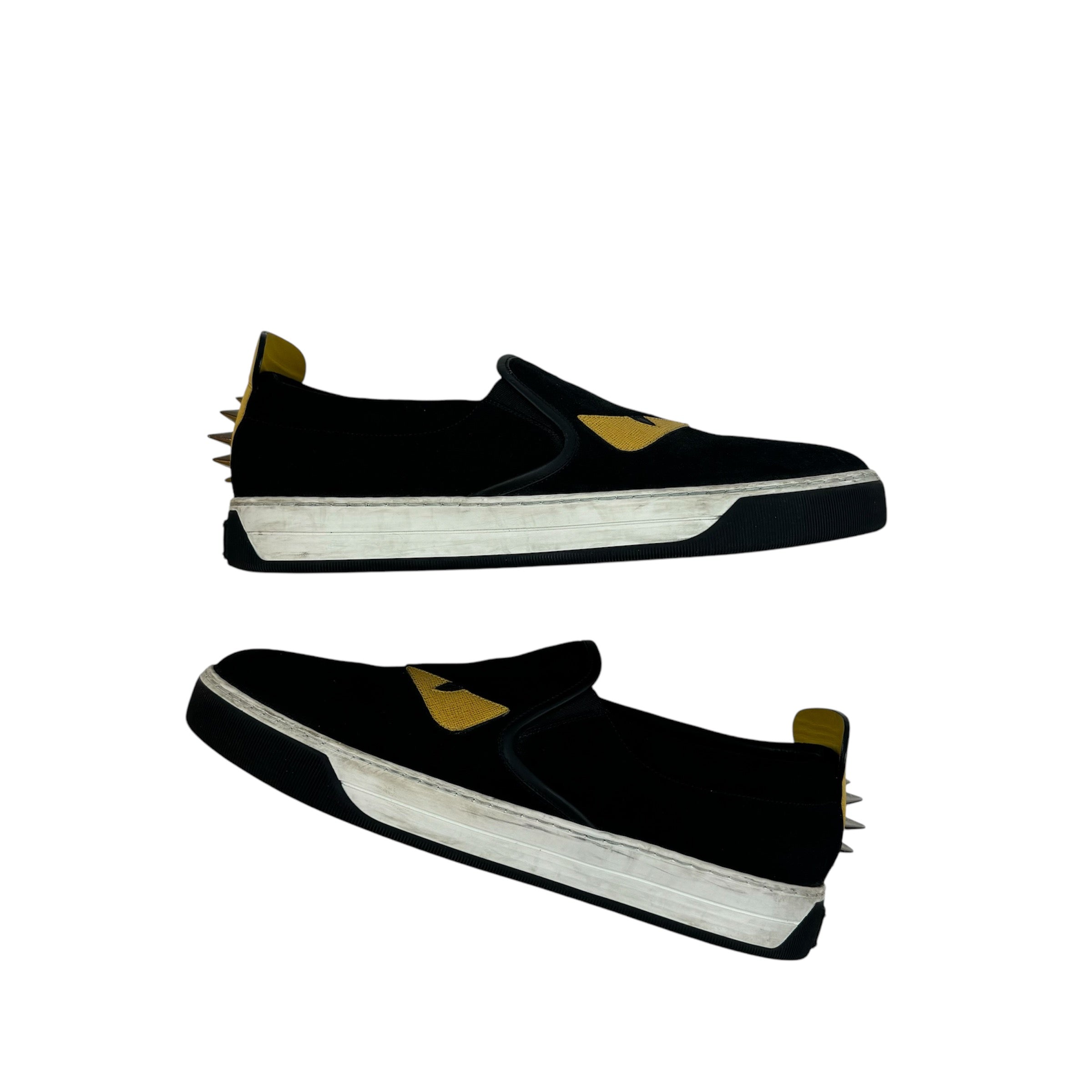 Fendi Monster Slip-Ons Black (Used)