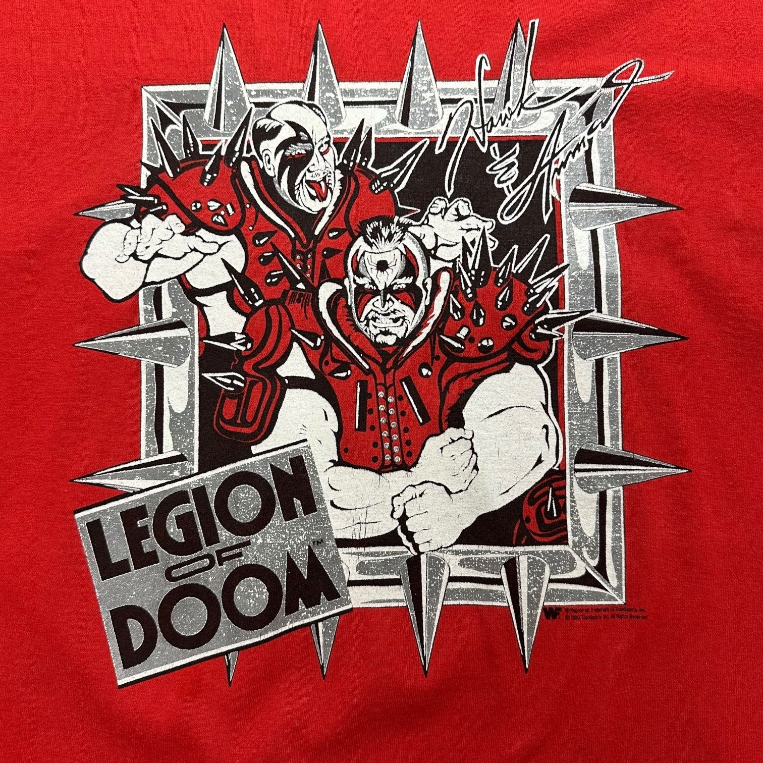 1990 WWF Legion Of Doom Tee Red