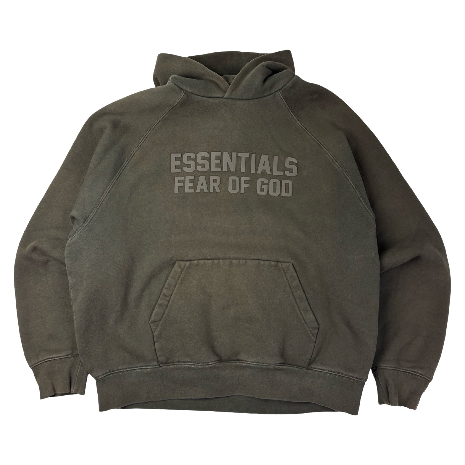 Fear Of God Essentials Fleece Hoodie Dark Green